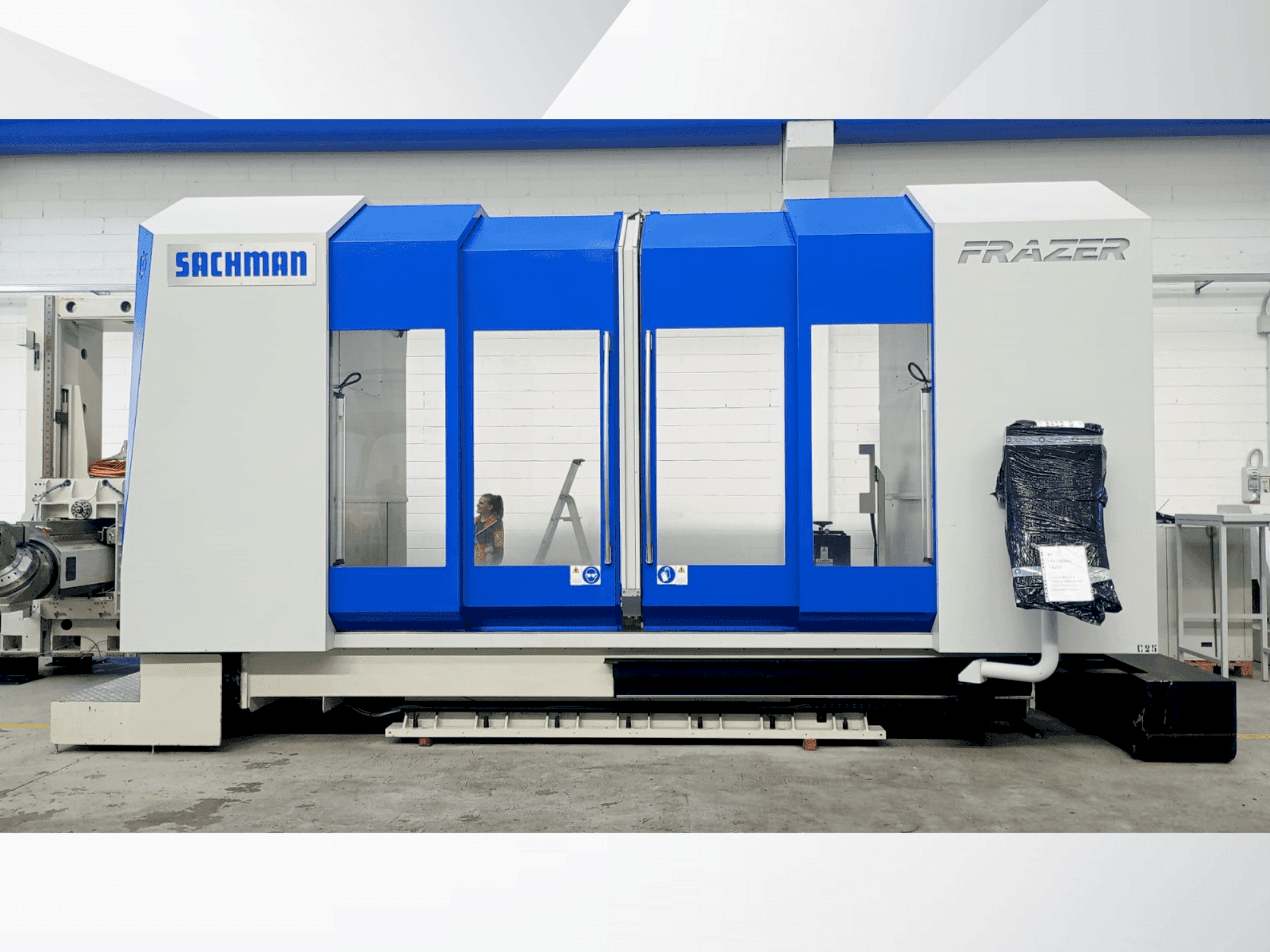 Front view of JOBS FRAZER machine