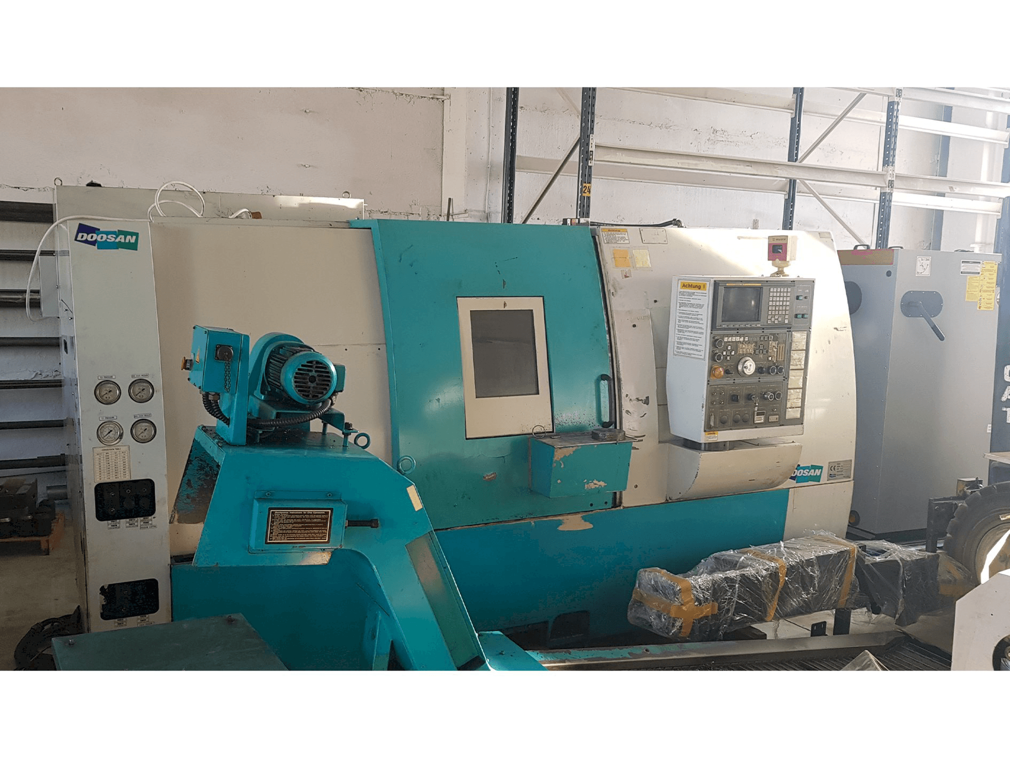 Front view of Doosan S310SLMY machine