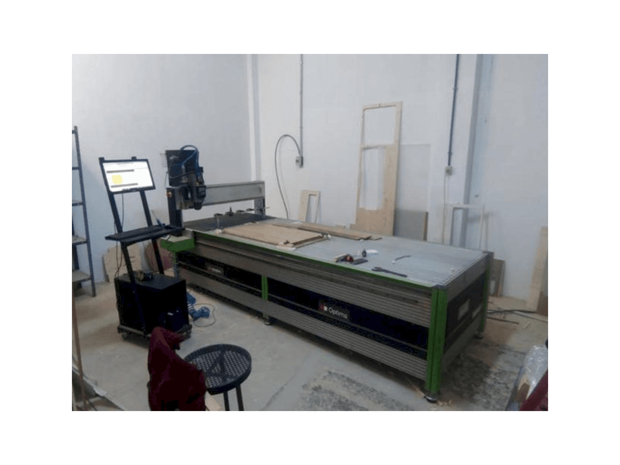 Front view of OPTIMA 2510 machine