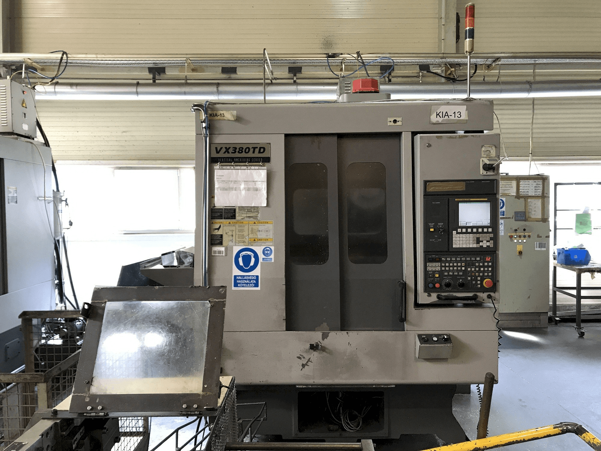 Front view of Hyundai Kia VX380TD machine