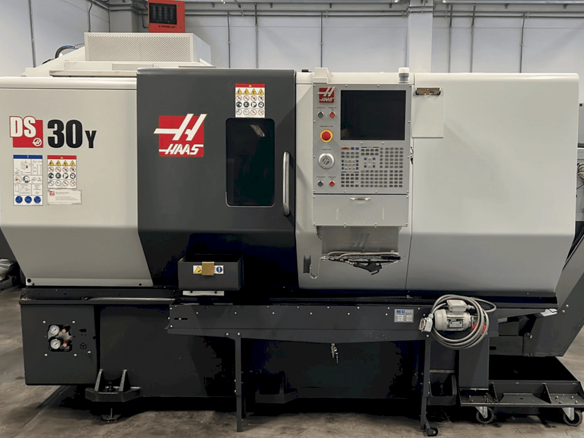 Front view of HAAS DS30Y machine