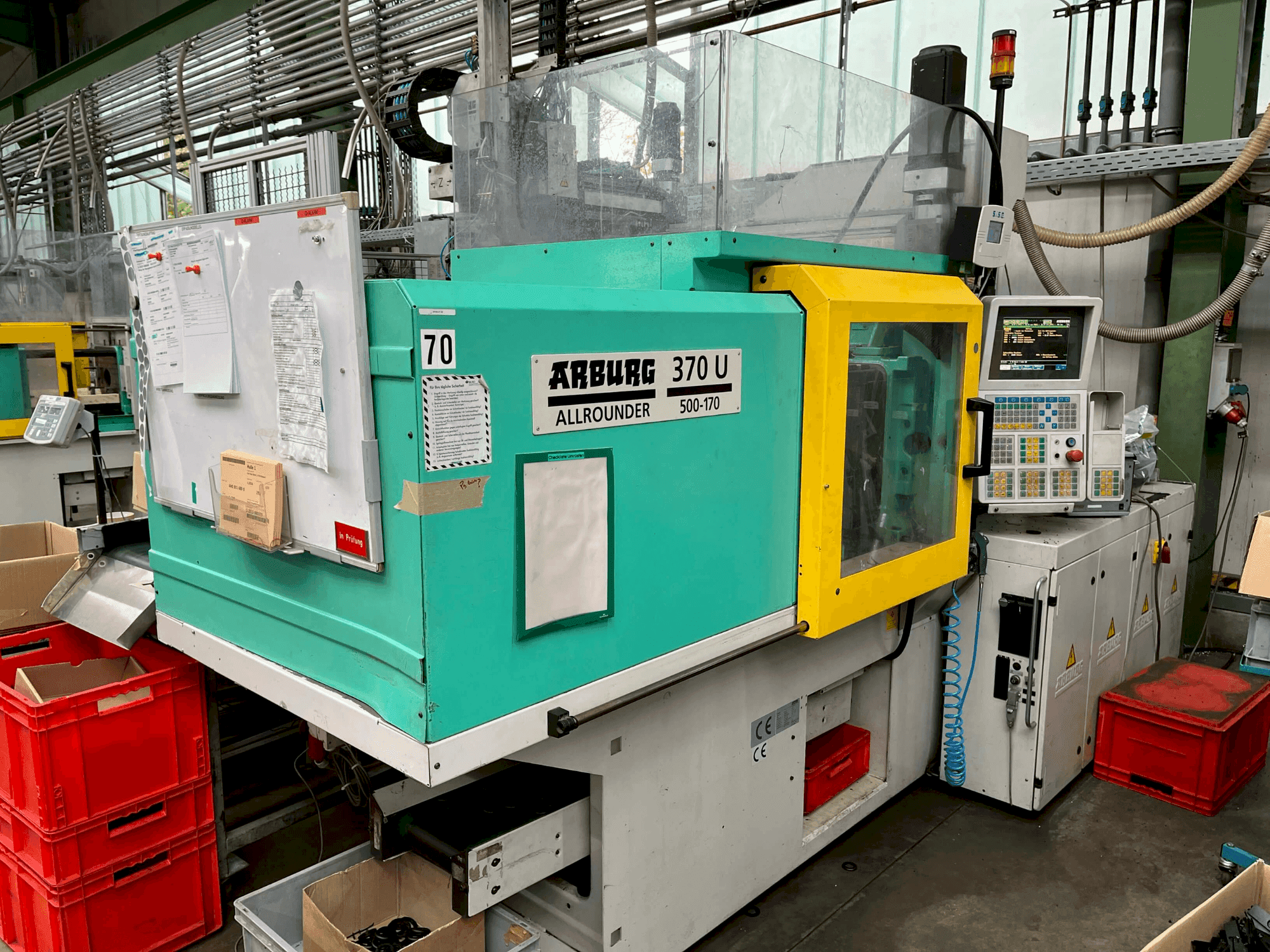 Front view of Arburg Allrounder 370-50 U machine