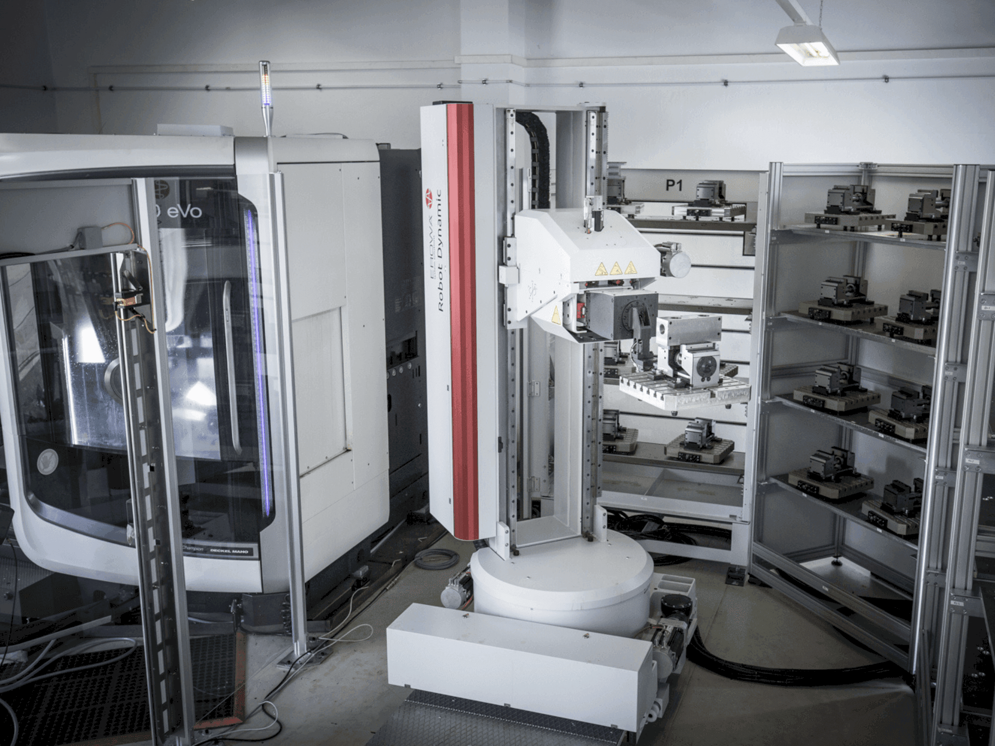 Front view of DMG MORI DMU 60 EVO machine