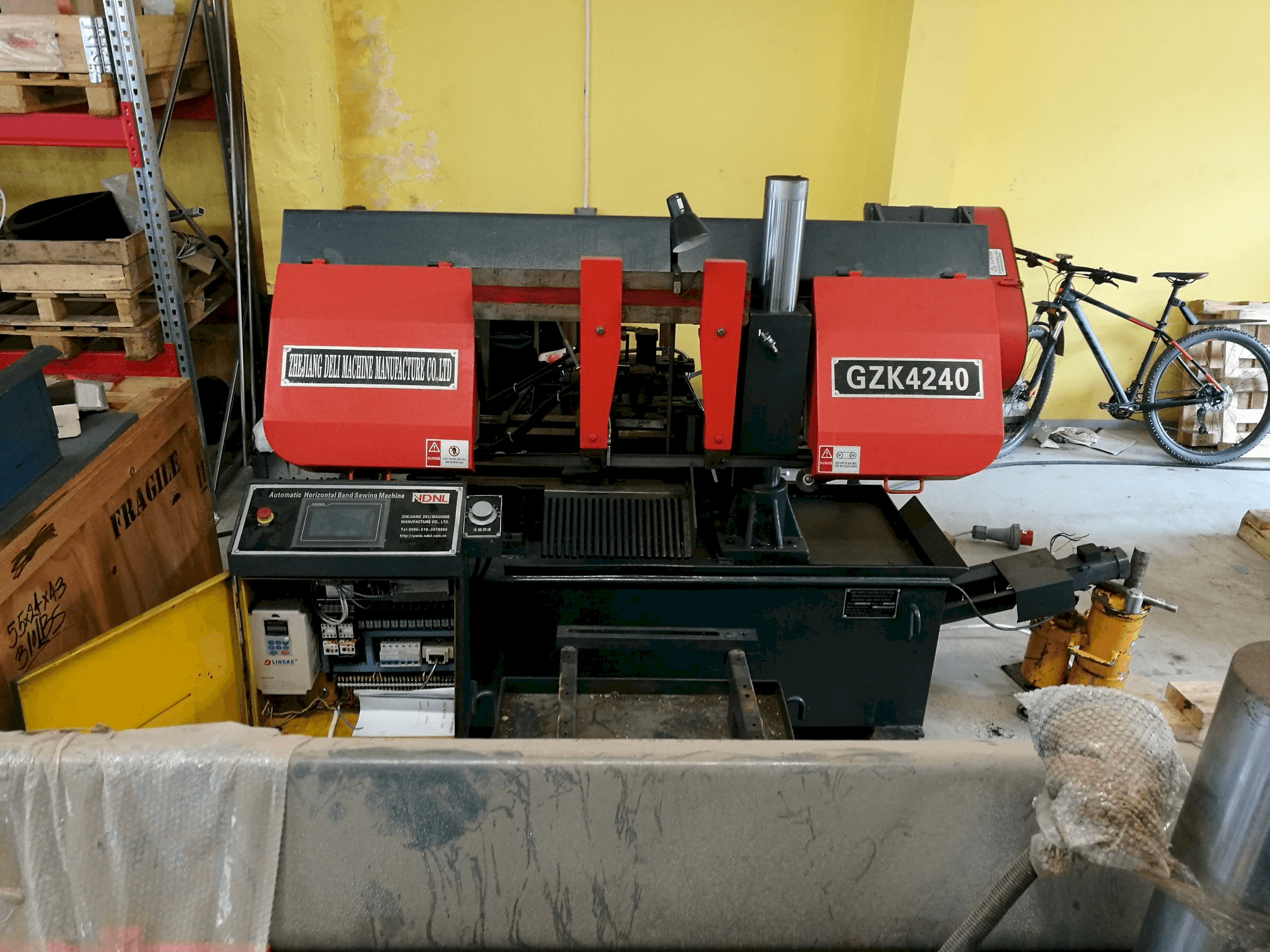 Front view of NDNL GZK4240 machine