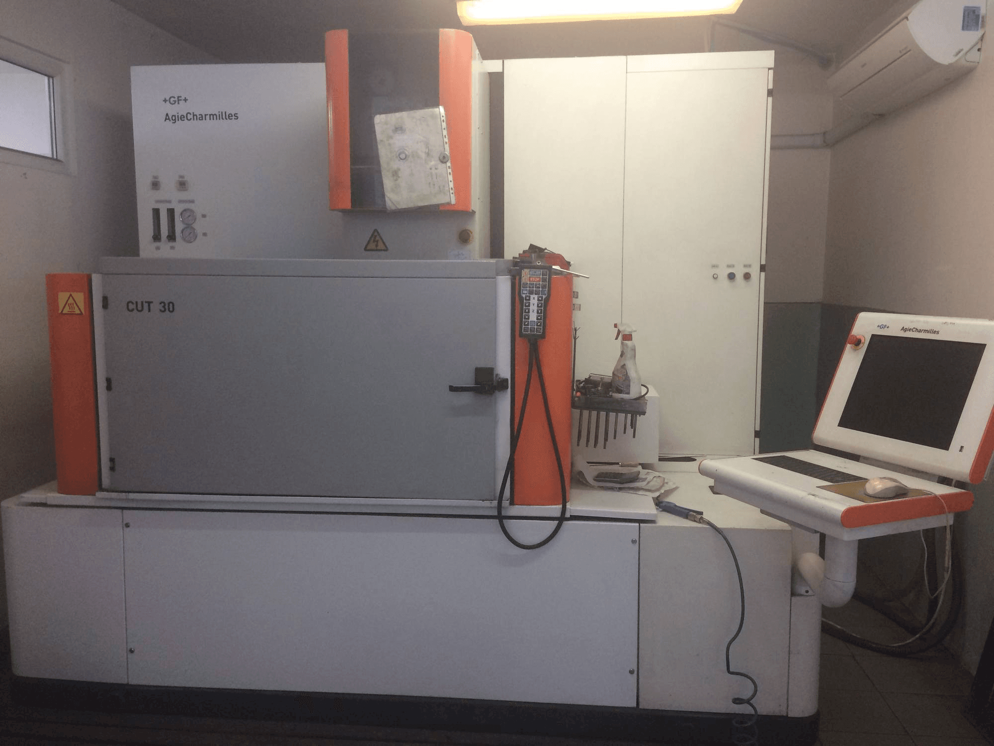 Front view of AgieCharmilles CUT 30P machine