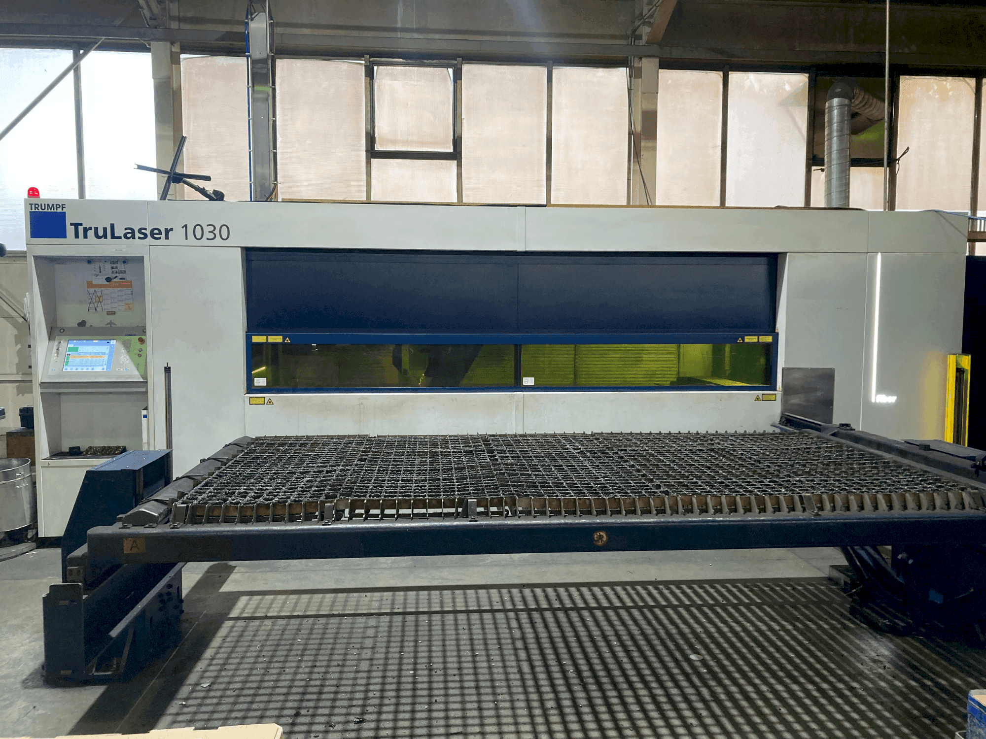 Front view of TRUMPF TruLaser 1030 machine