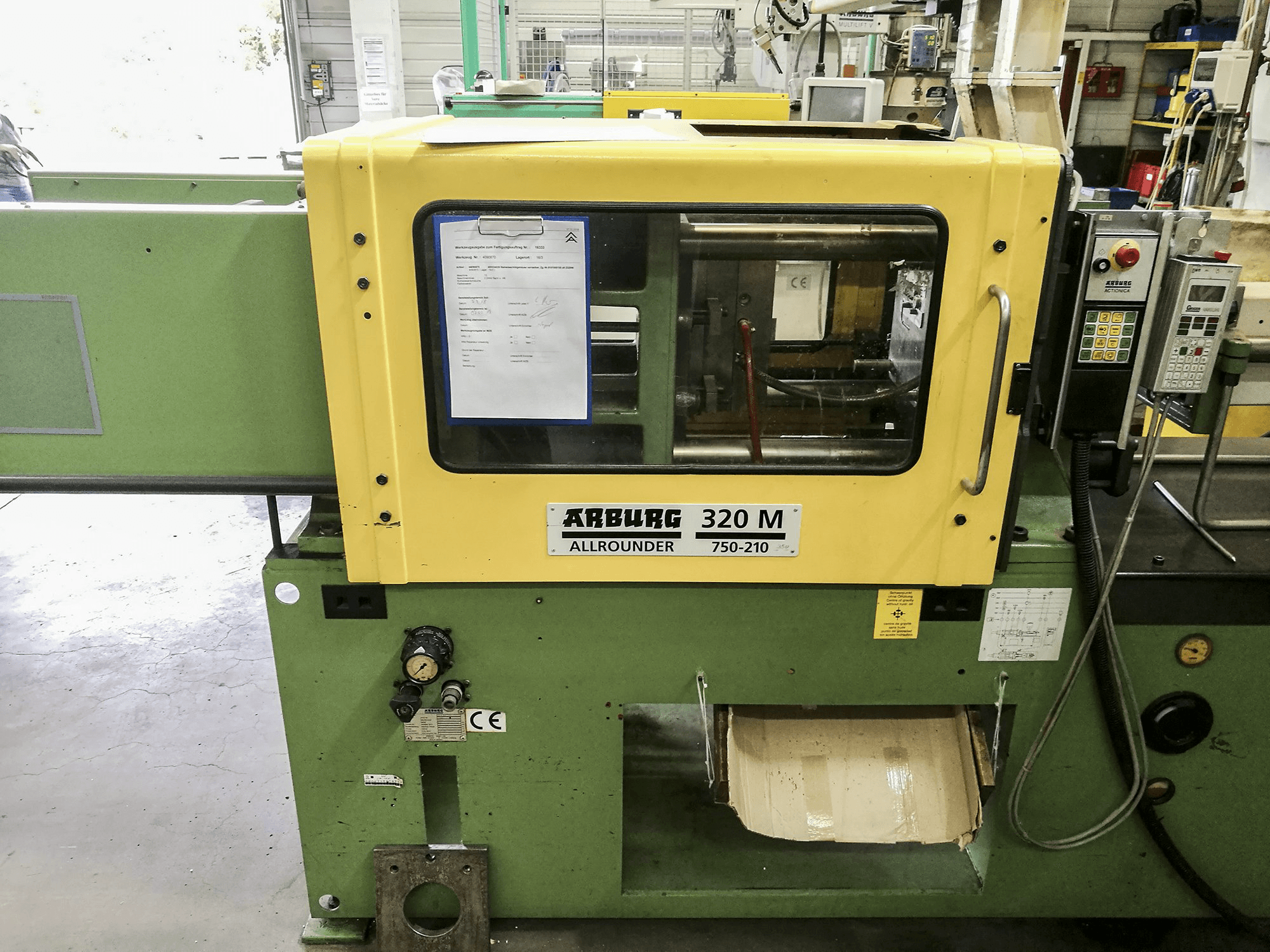 Front view of Arburg 320M 750-210 Machine