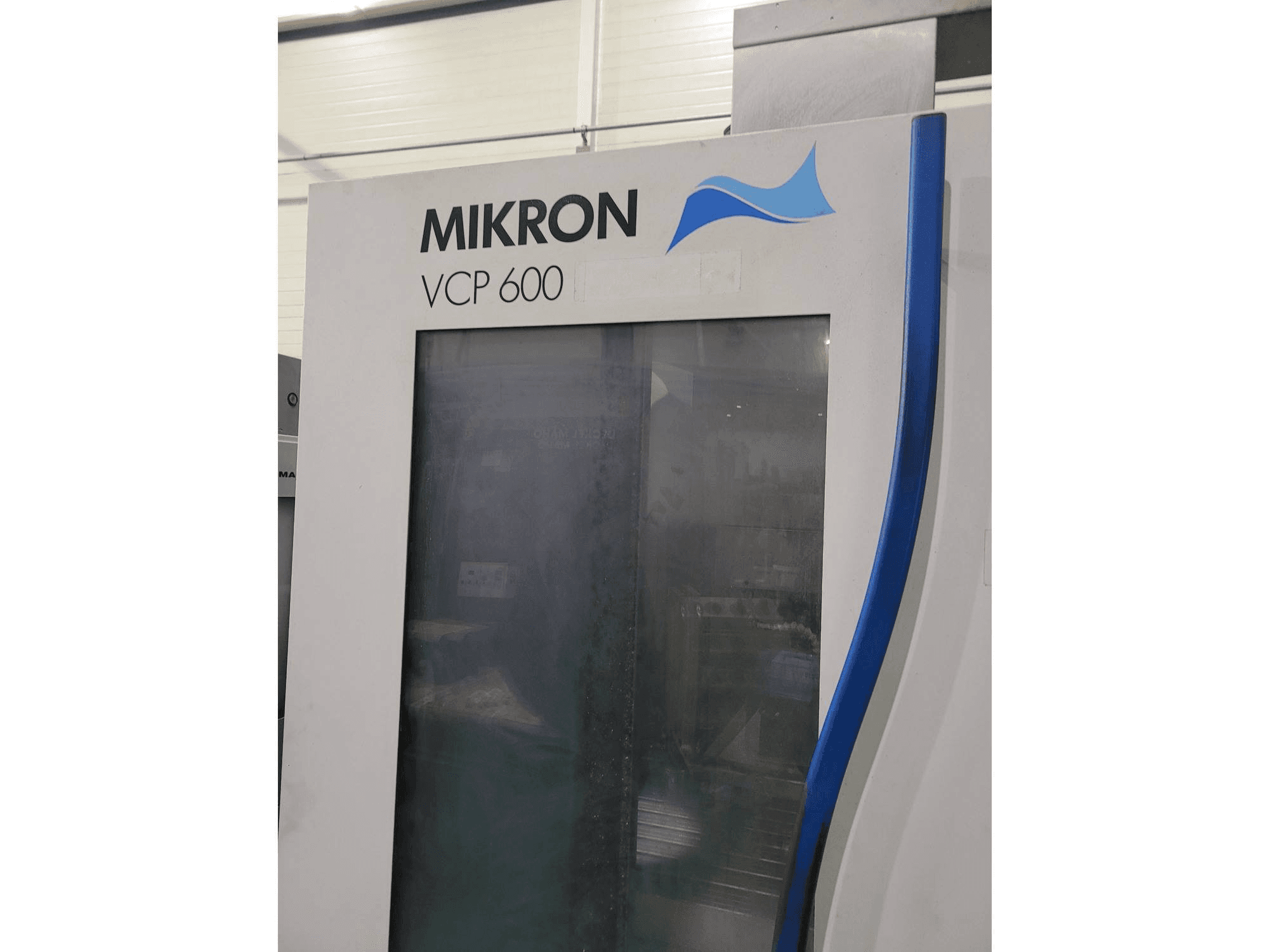 Front view of MIKRON VCP 600 machine