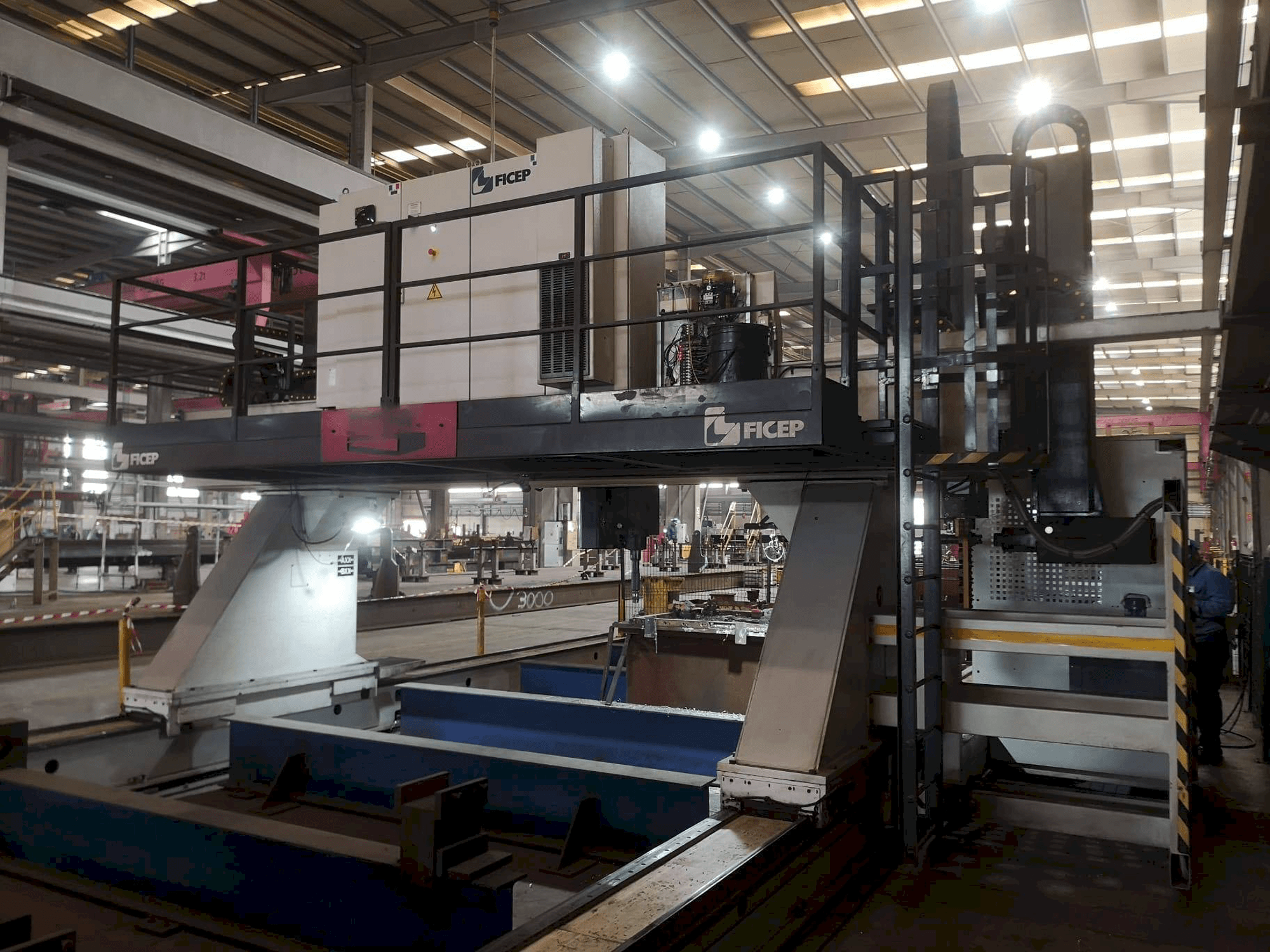 Front view of FICEP 3003/12 GDD machine