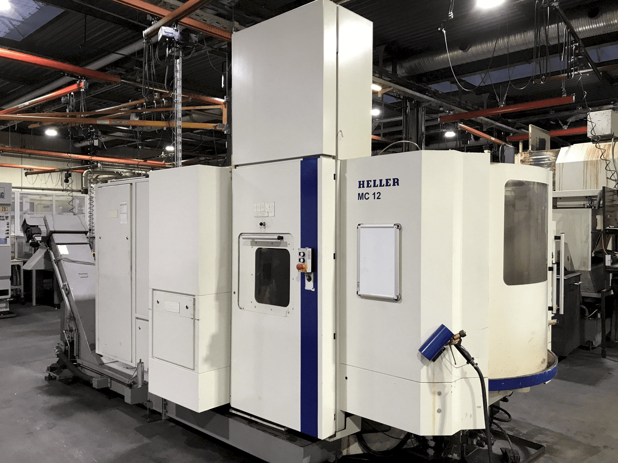 Front view of HELLER MC 12 machine