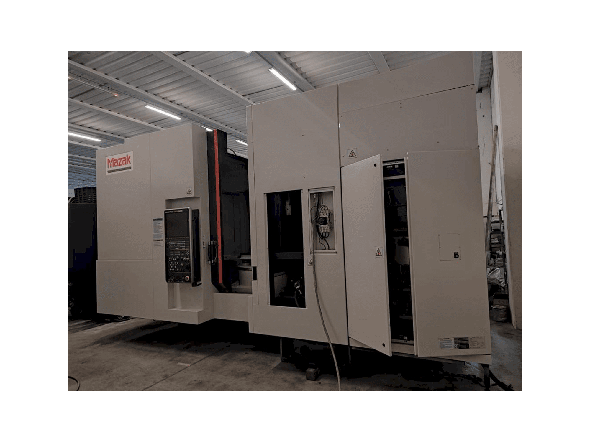 Front view of Mazak HCN 6000 machine