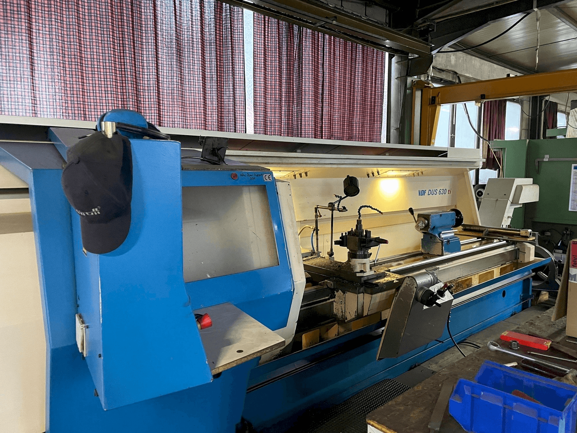 Front view of VDF BOEHRINGER machine