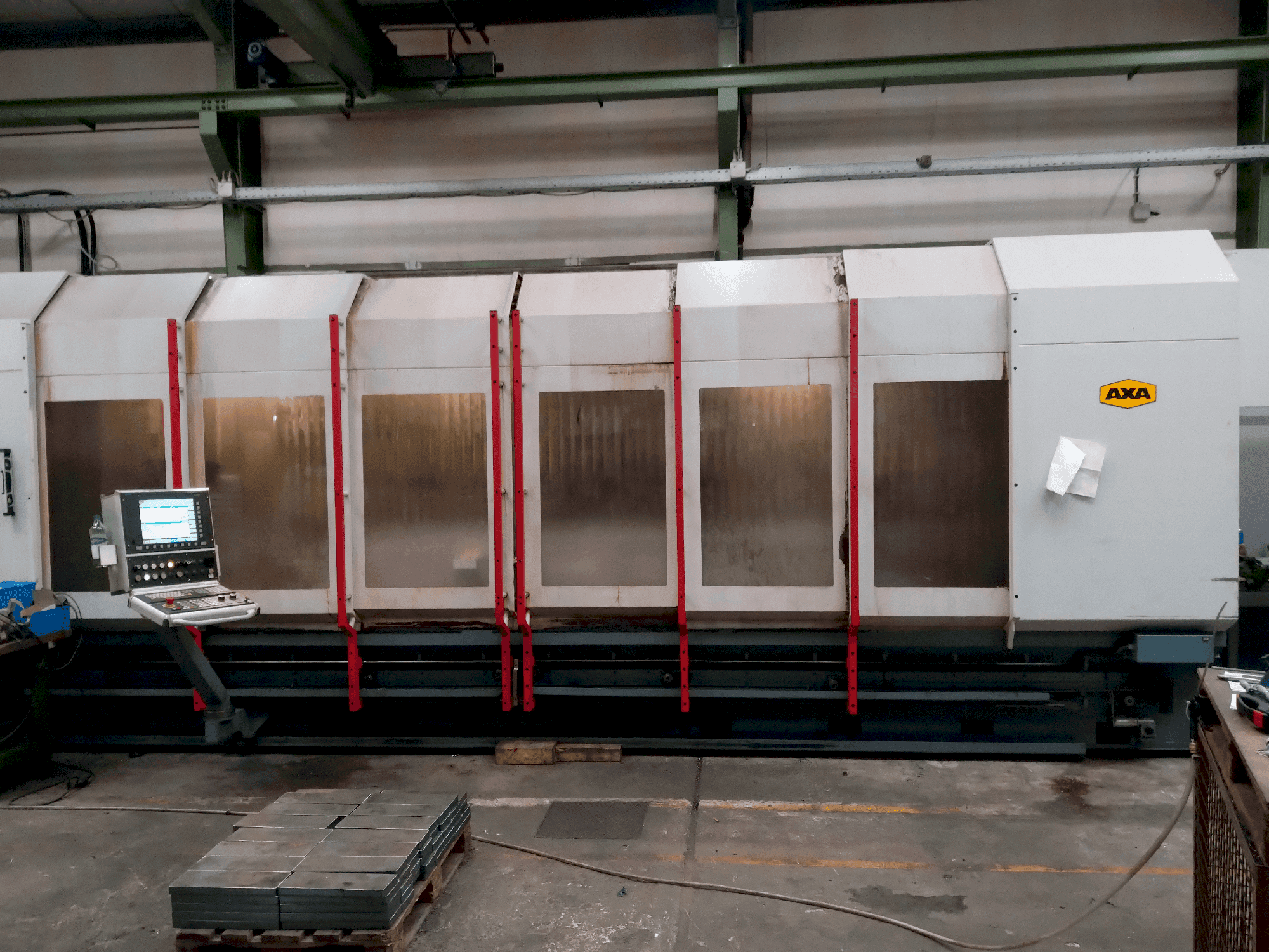 Front view of AXA VHC-2-5000-XTS-50 machine