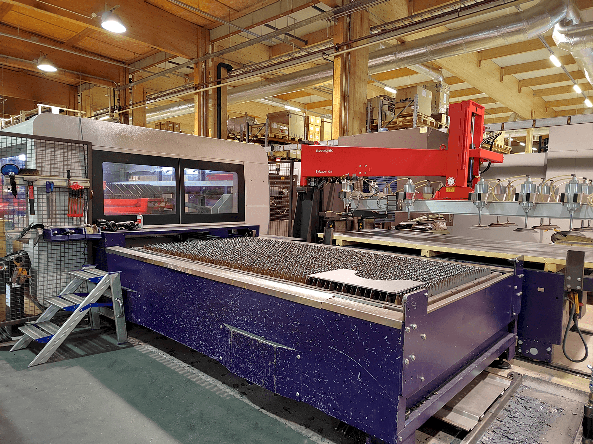 Front view of Bystronic BySprint Pro 3015 machine