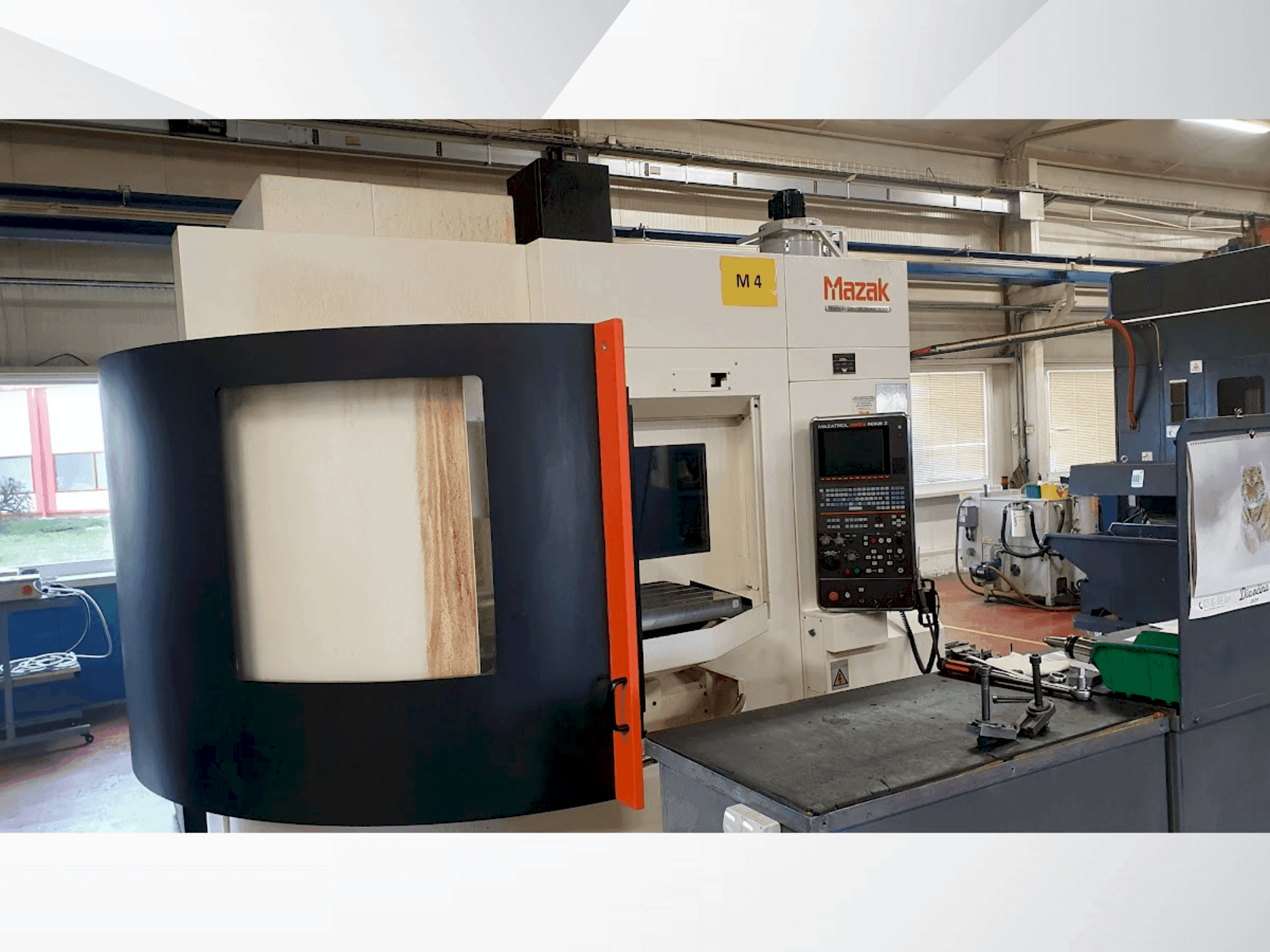 Side view of Mazak VCS 530C-2PC machine