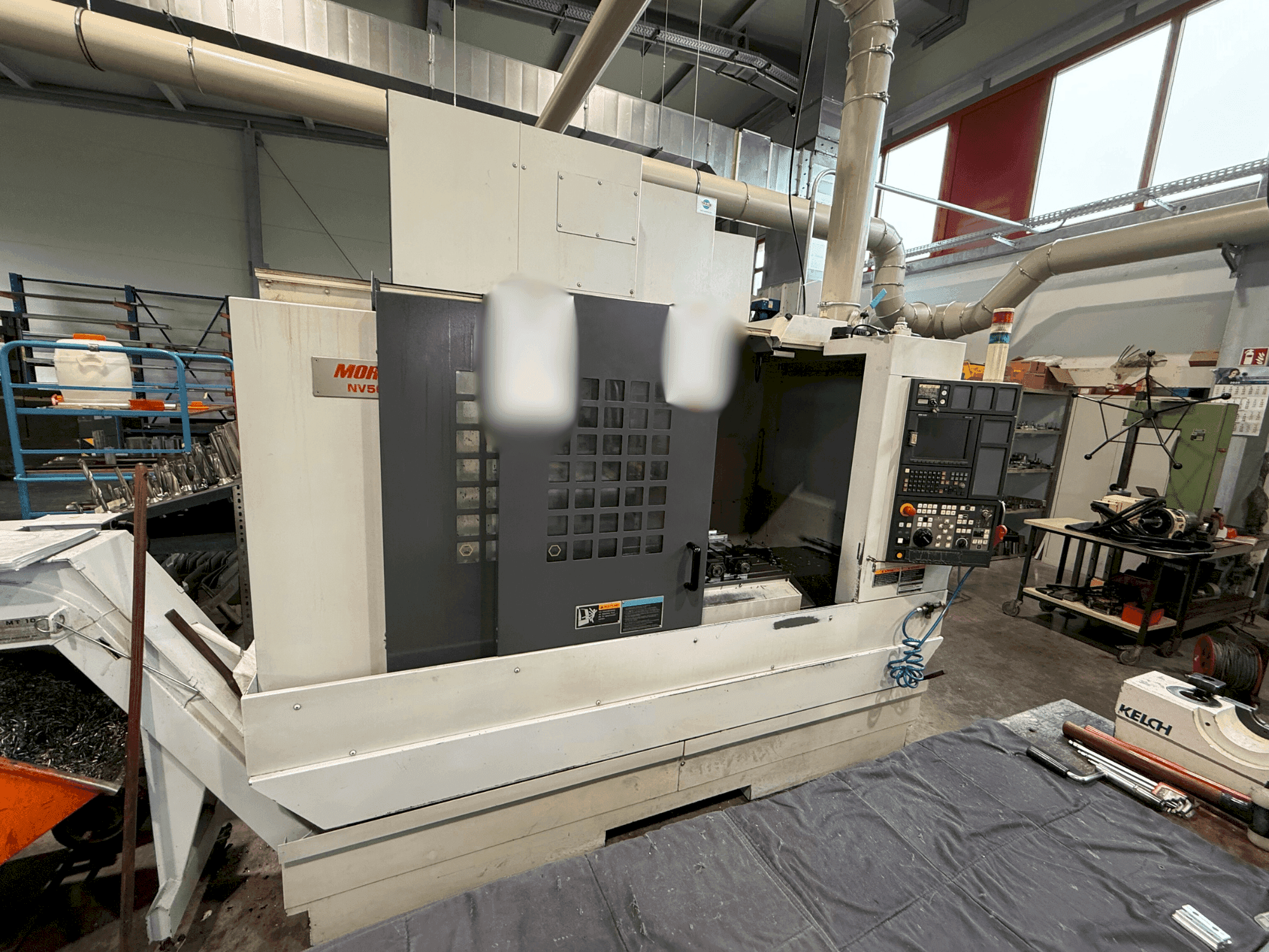 Front view of MORI SEIKI NV 5000 a1 B/40 machine