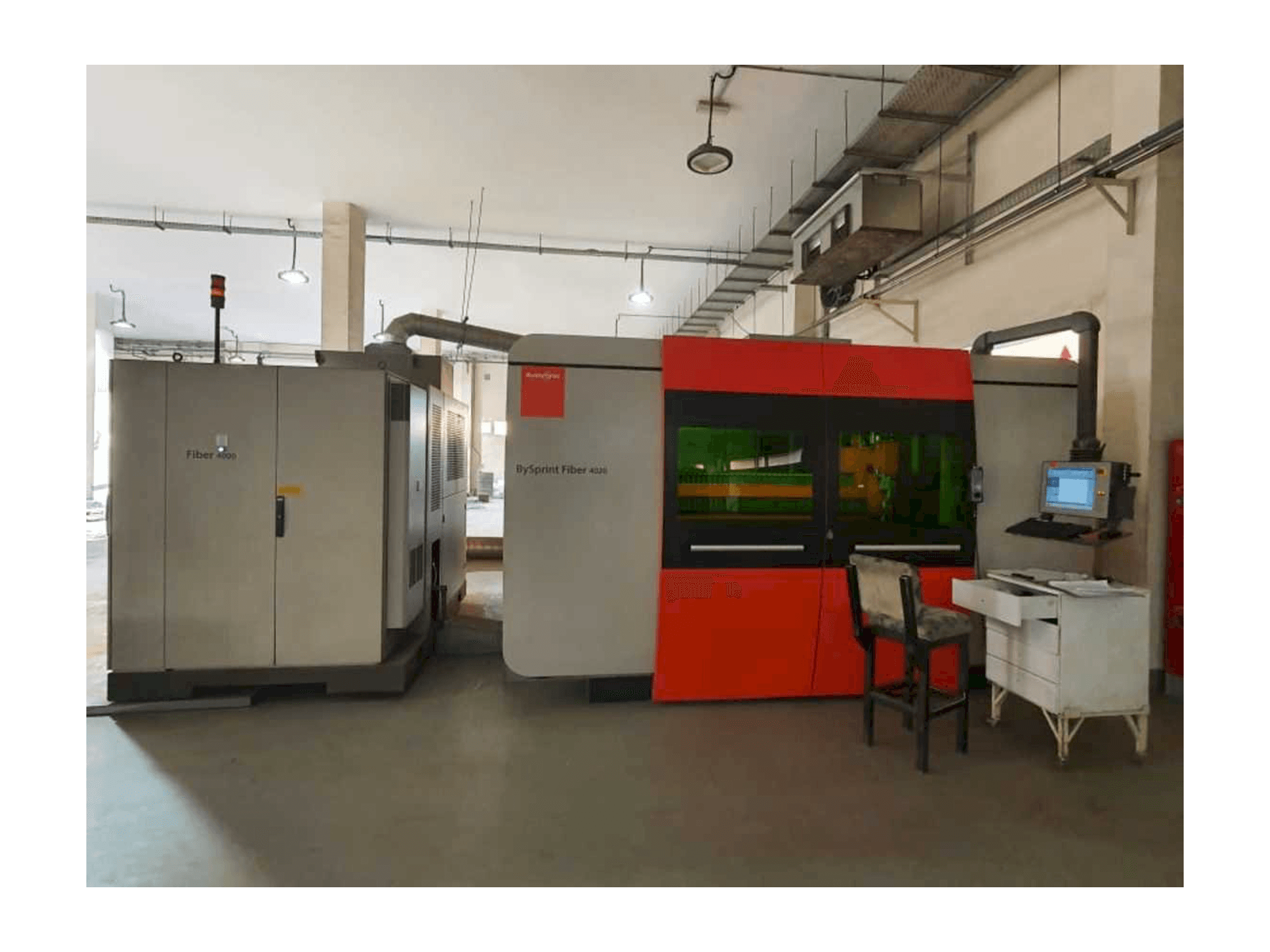 Front view of Bystronic BySprint Fiber 4020 machine