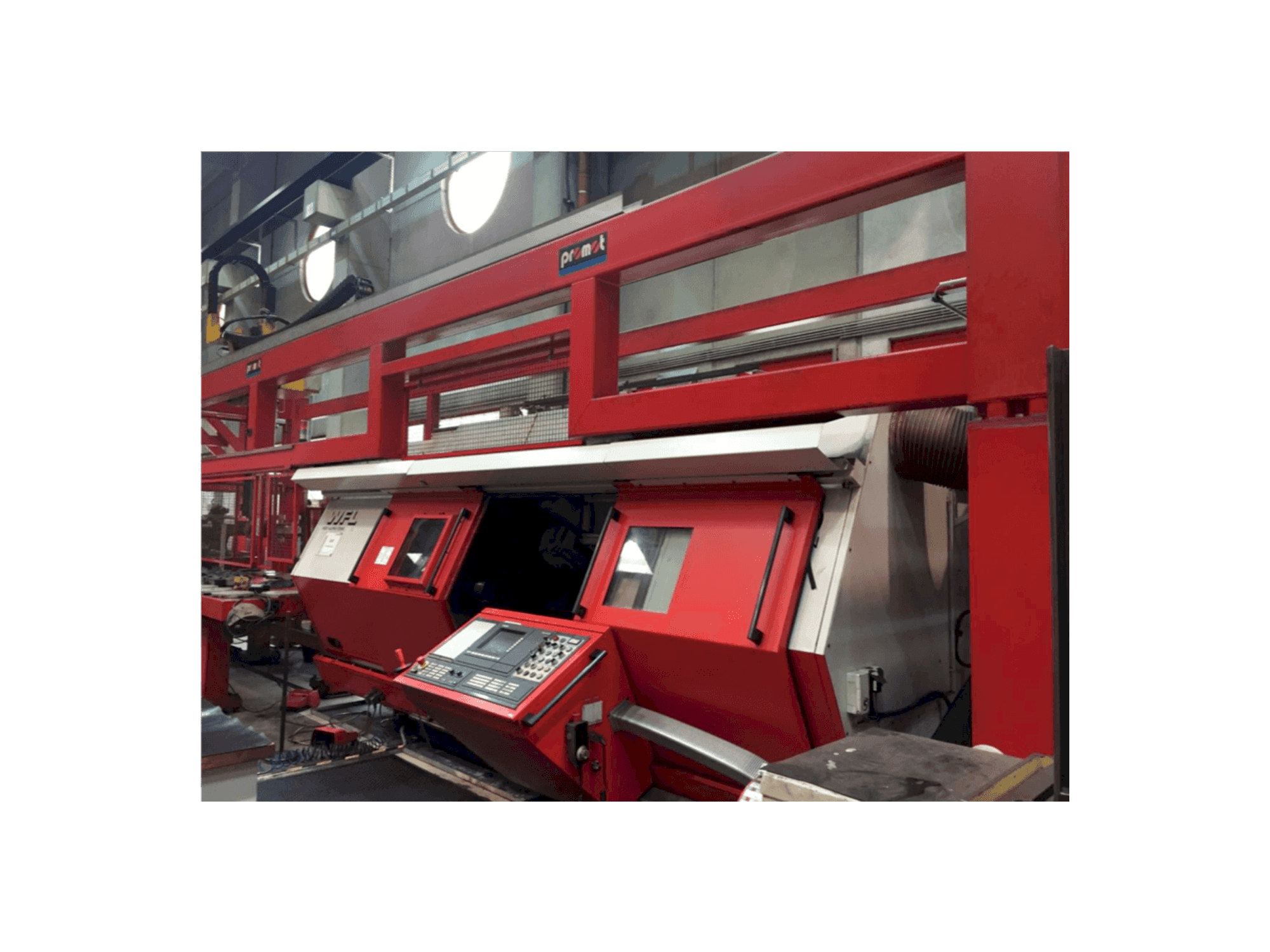 Front view of WFL M50 machine