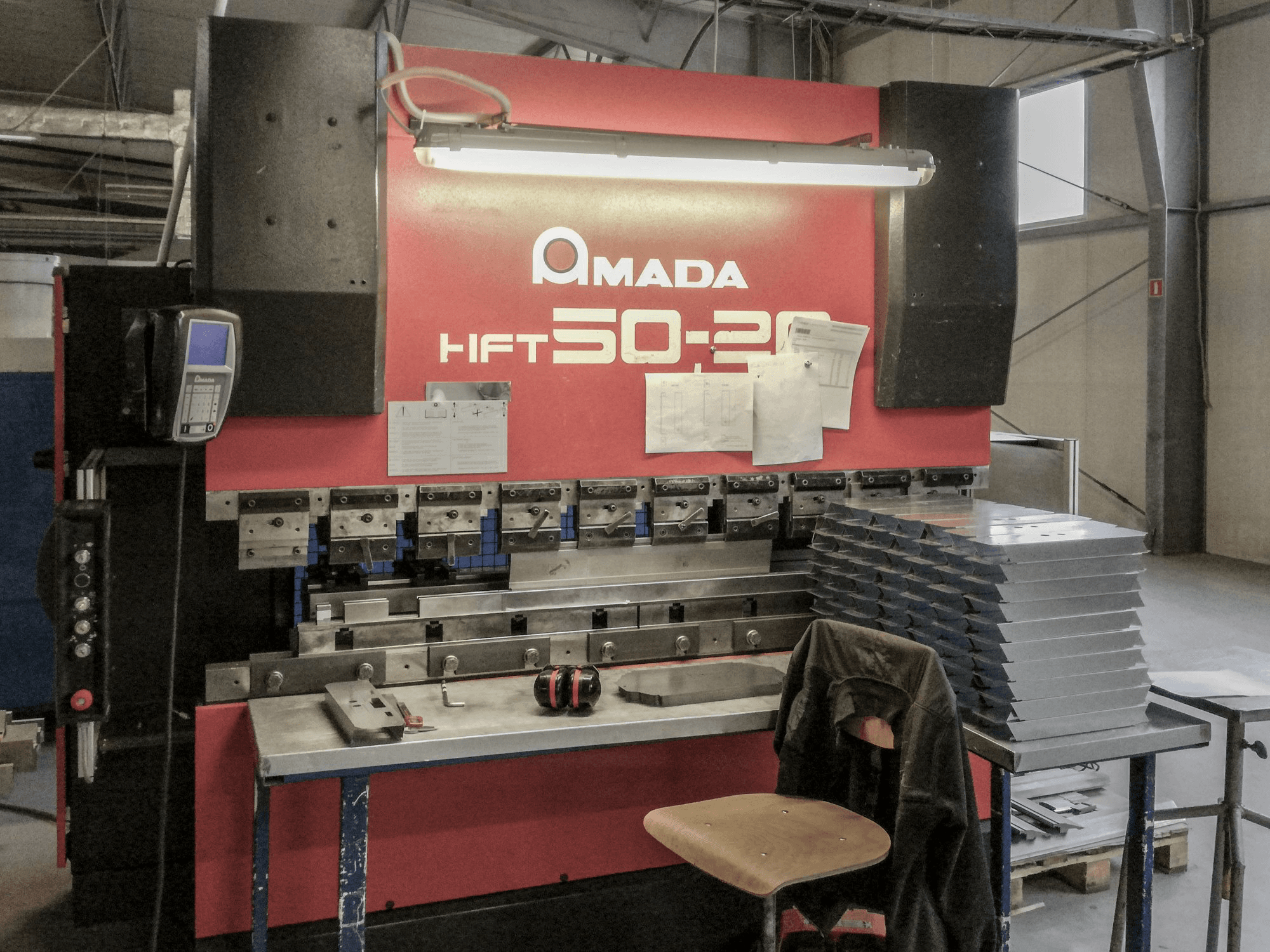 Front view of AMADA HFT 50-20 Machine