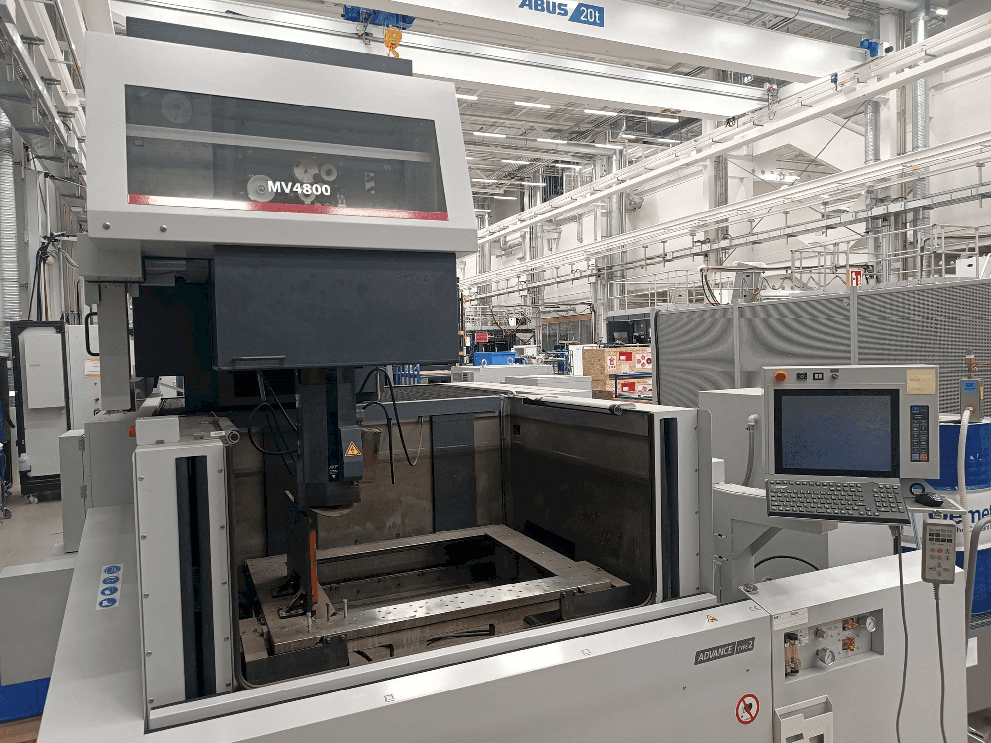 Front view of Mitsubishi MV4800 machine