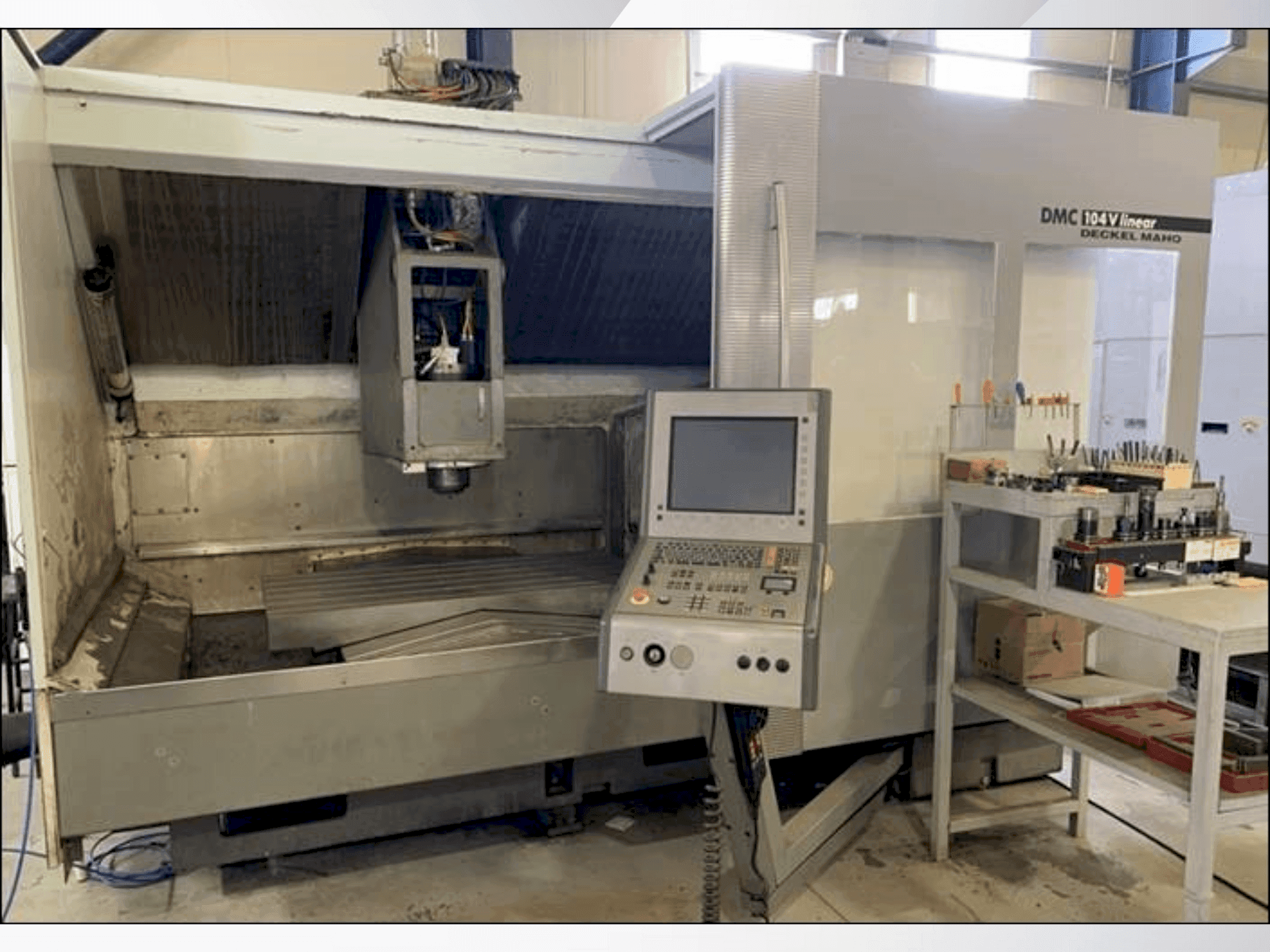 Front view of DECKEL MAHO DMC 104V Linear machine