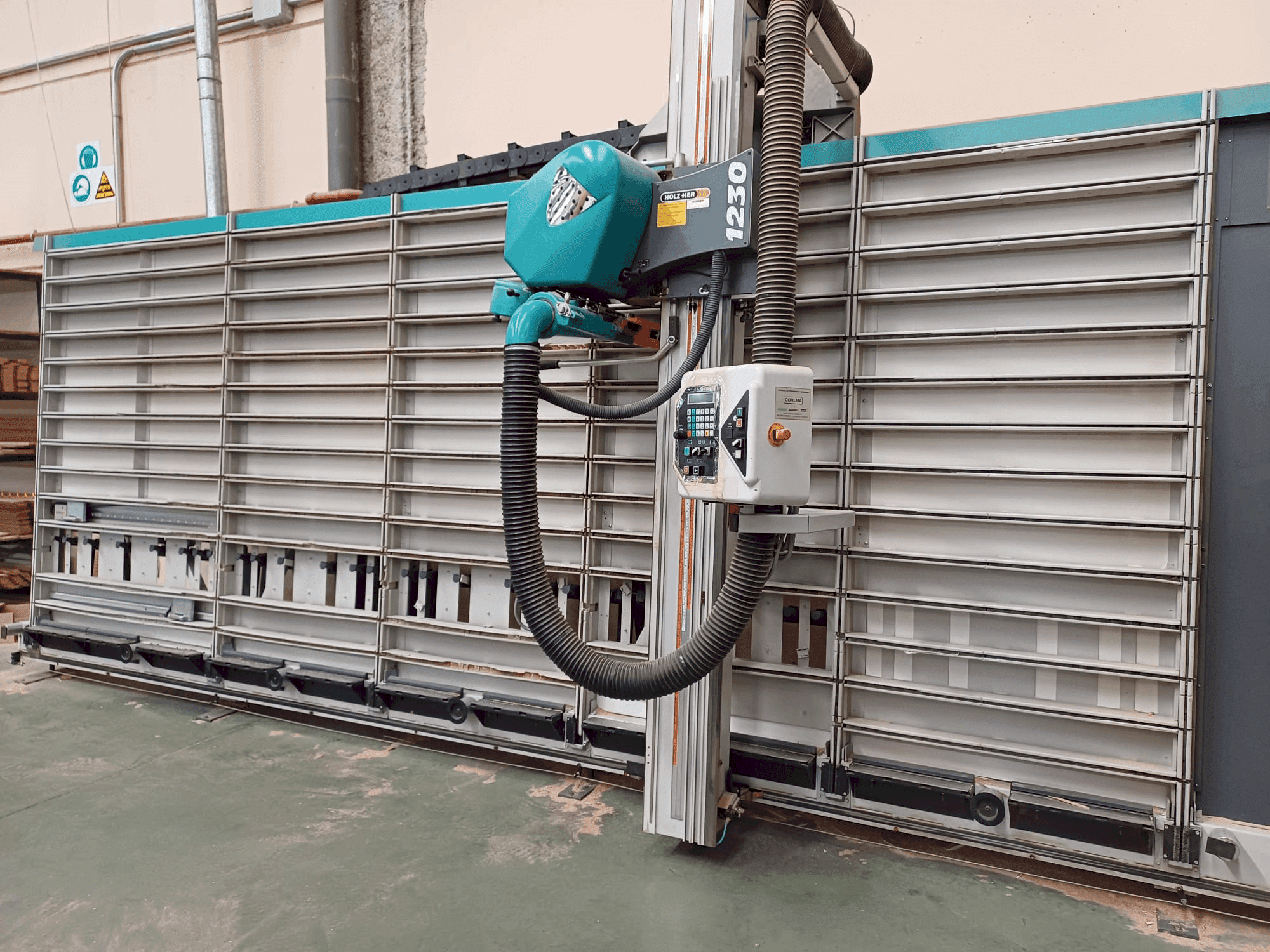 Front view of HOLZHER PK 1230 machine