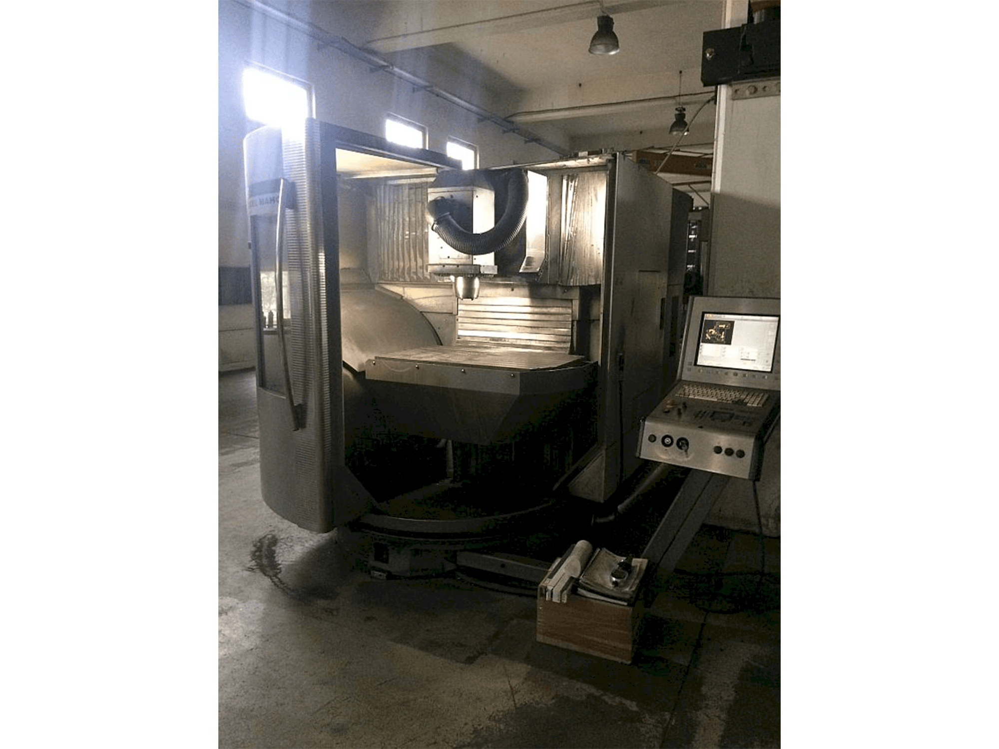 Front view of DMG 60T machine