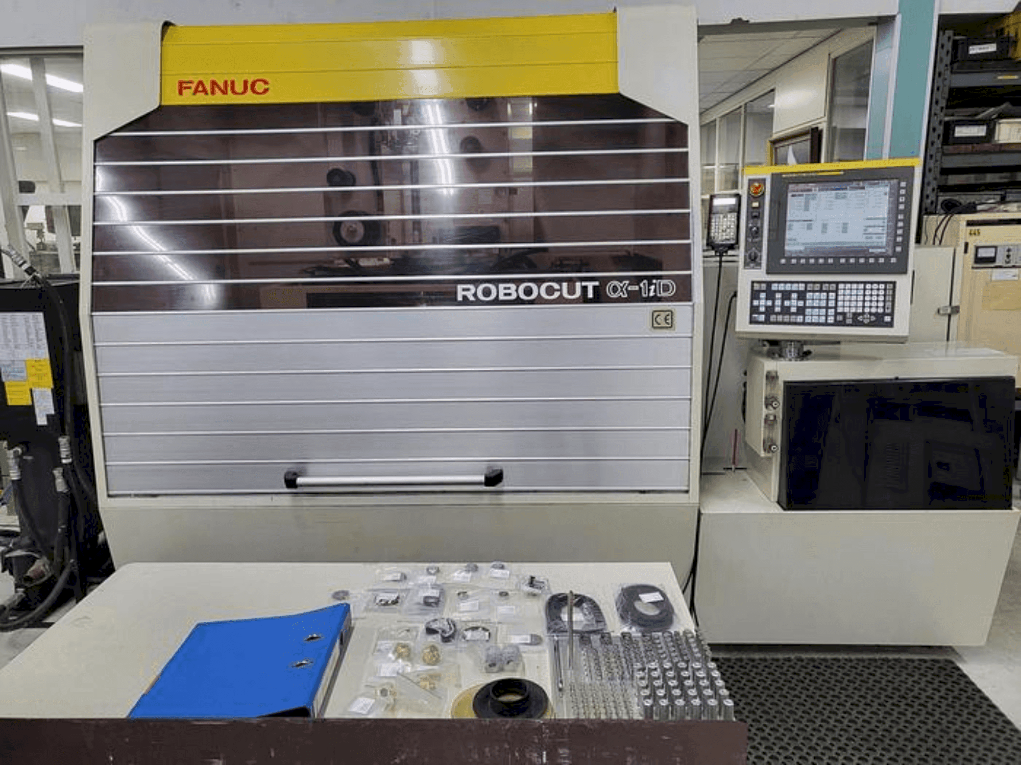Front view of FANUC Alpha 1ID machine