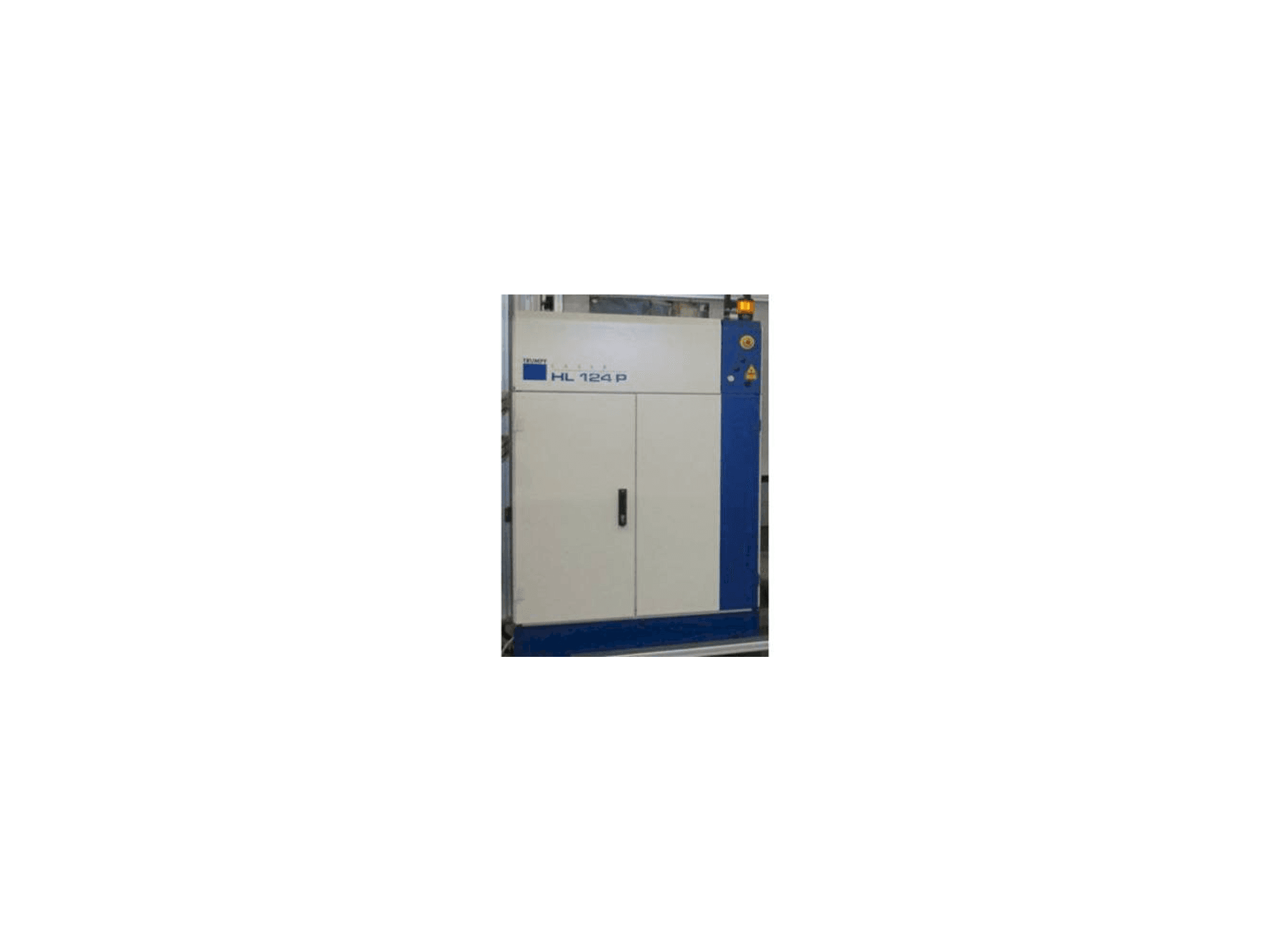 Front view of Trumpf HL 124 P machine