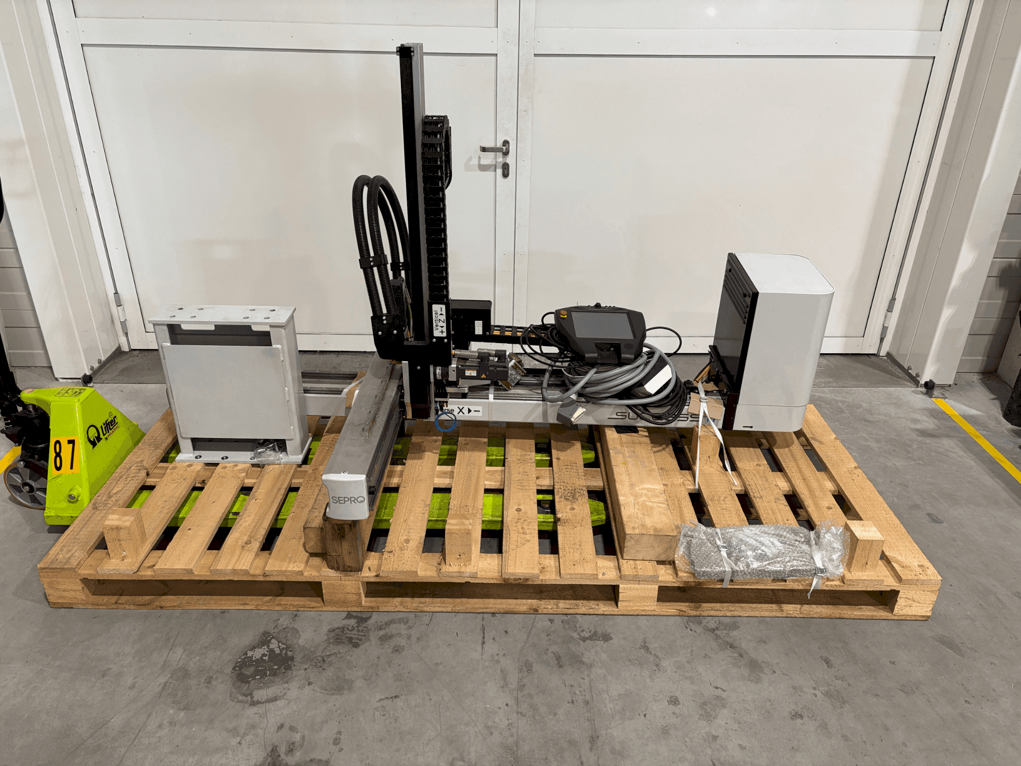 Front view of Sepro Success 11 machine