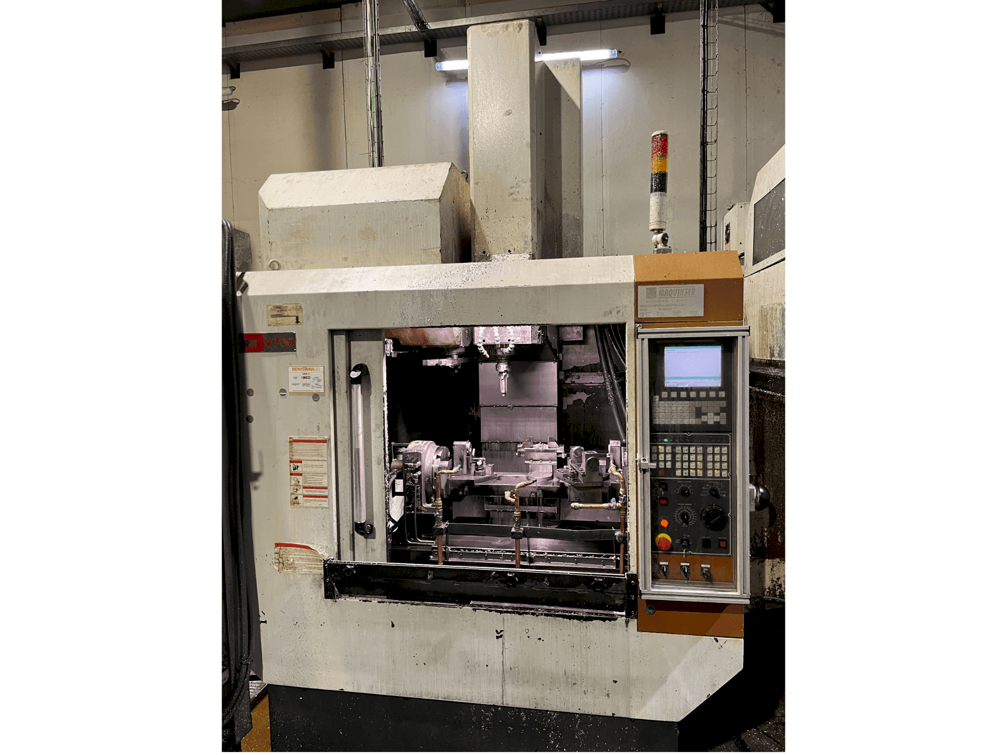 Front view of FIRST V700 machine