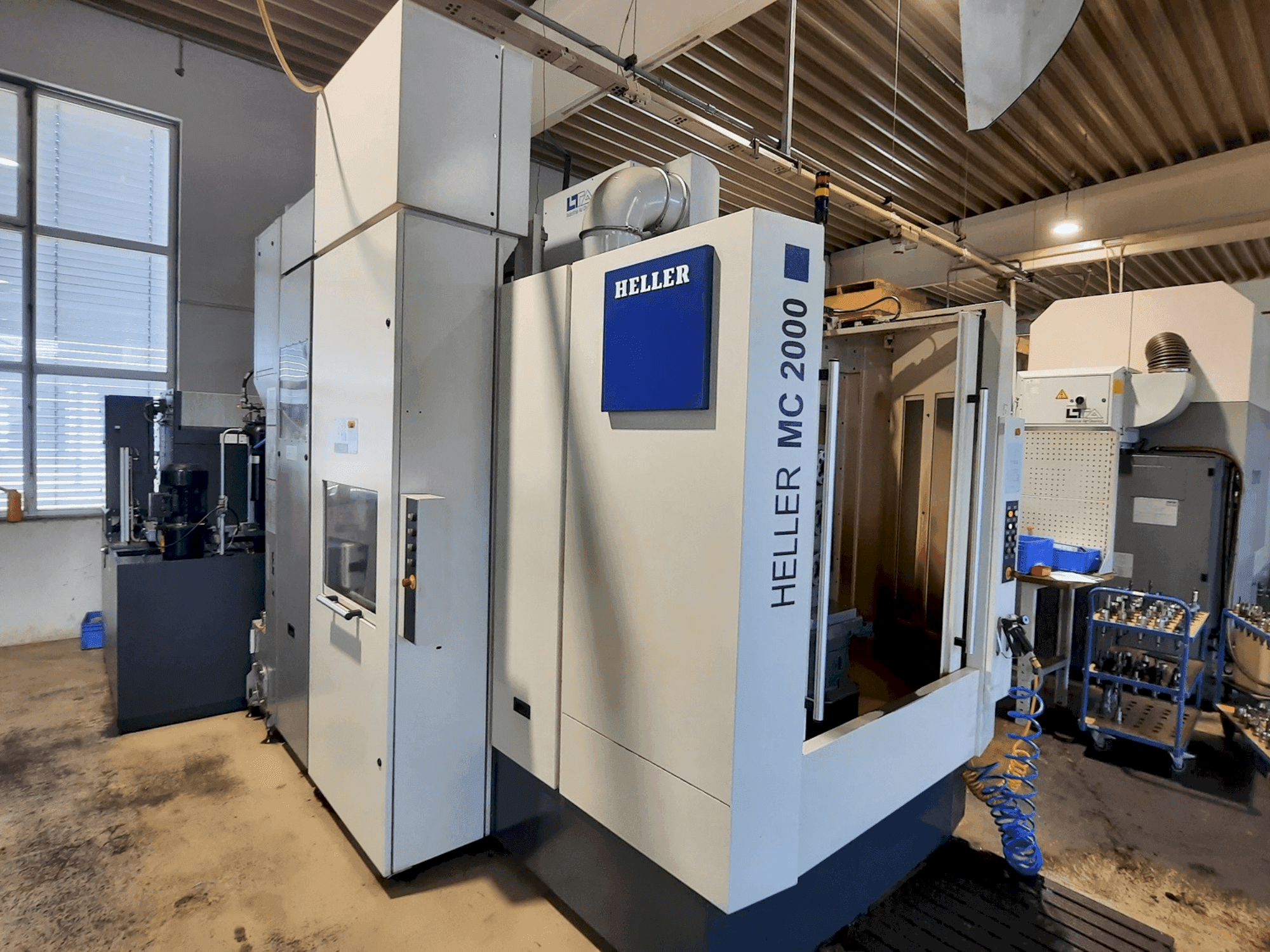 Front view of HELLER MC 2000 machine