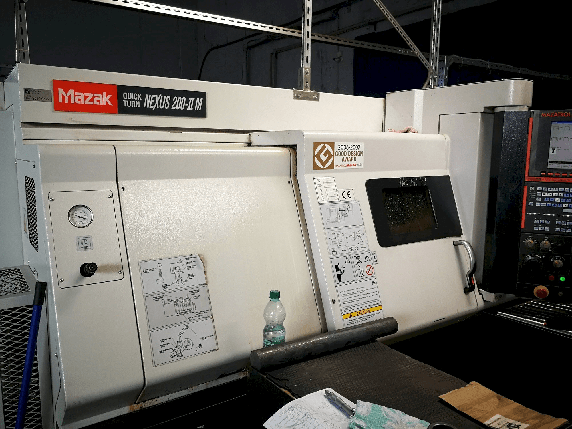 Front view of Mazak Quick Turn Nexus 250-II M machine
