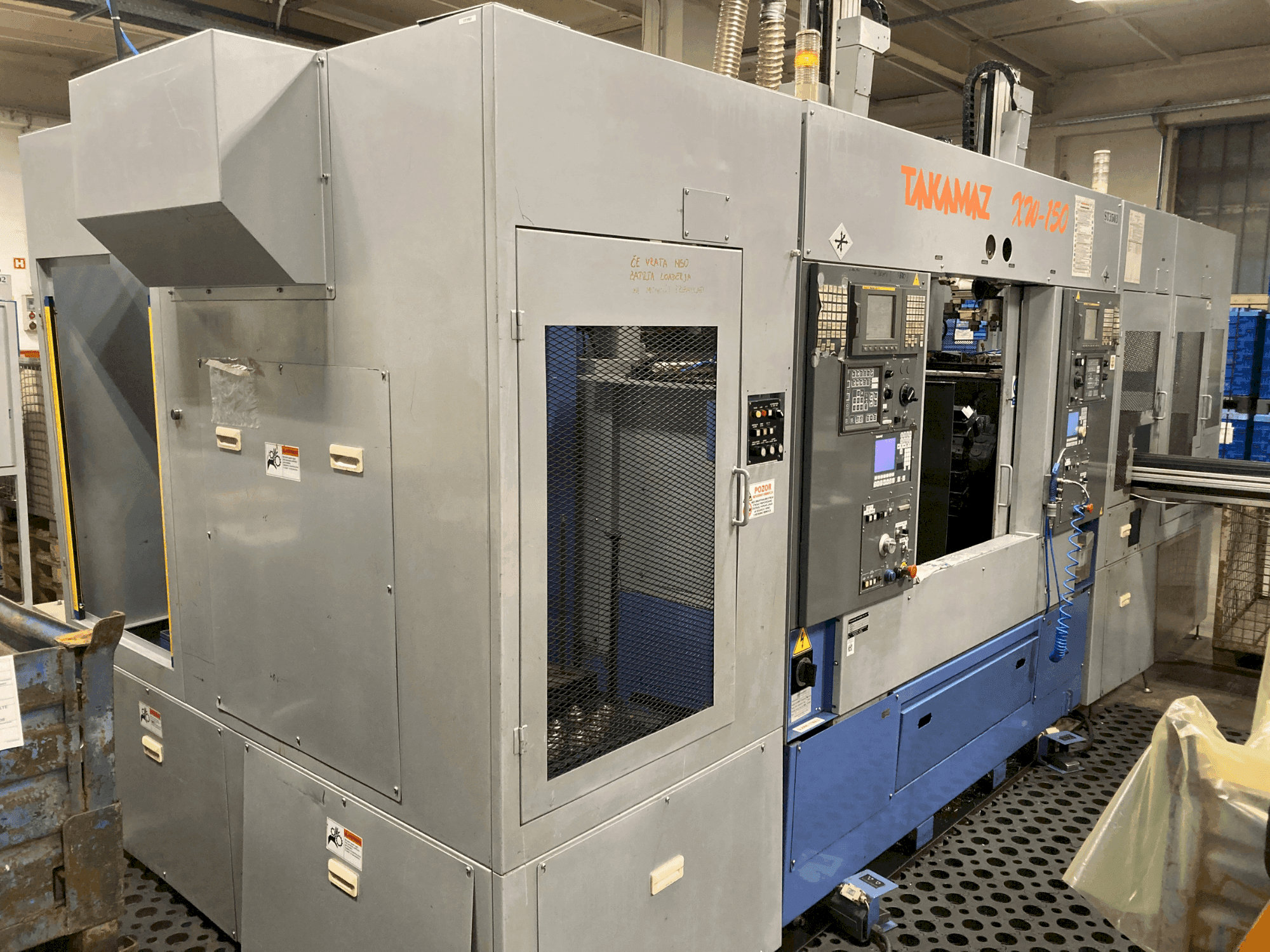 Front view of Takamaz XW-150 machine