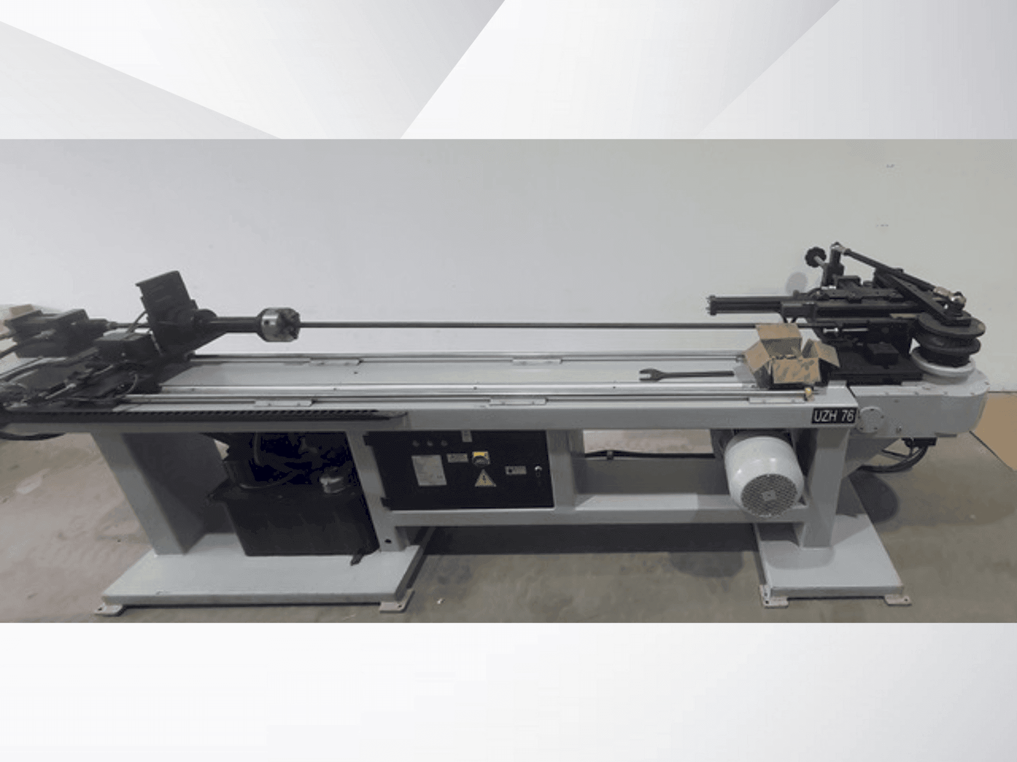 Front view of UZMA MAKINA UZH76 machine