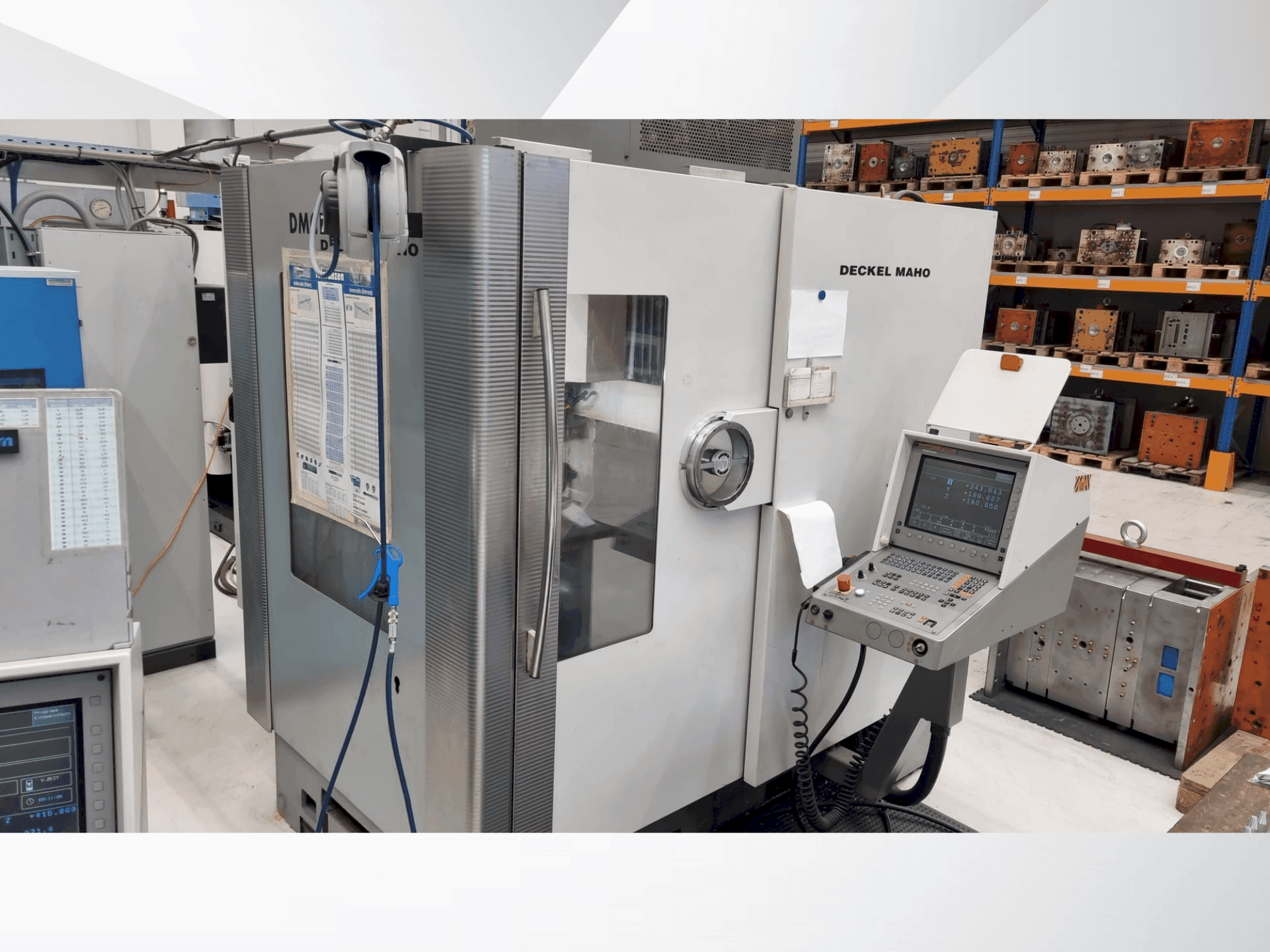 Front view of DECKEL MAHO DMC 70 V machine