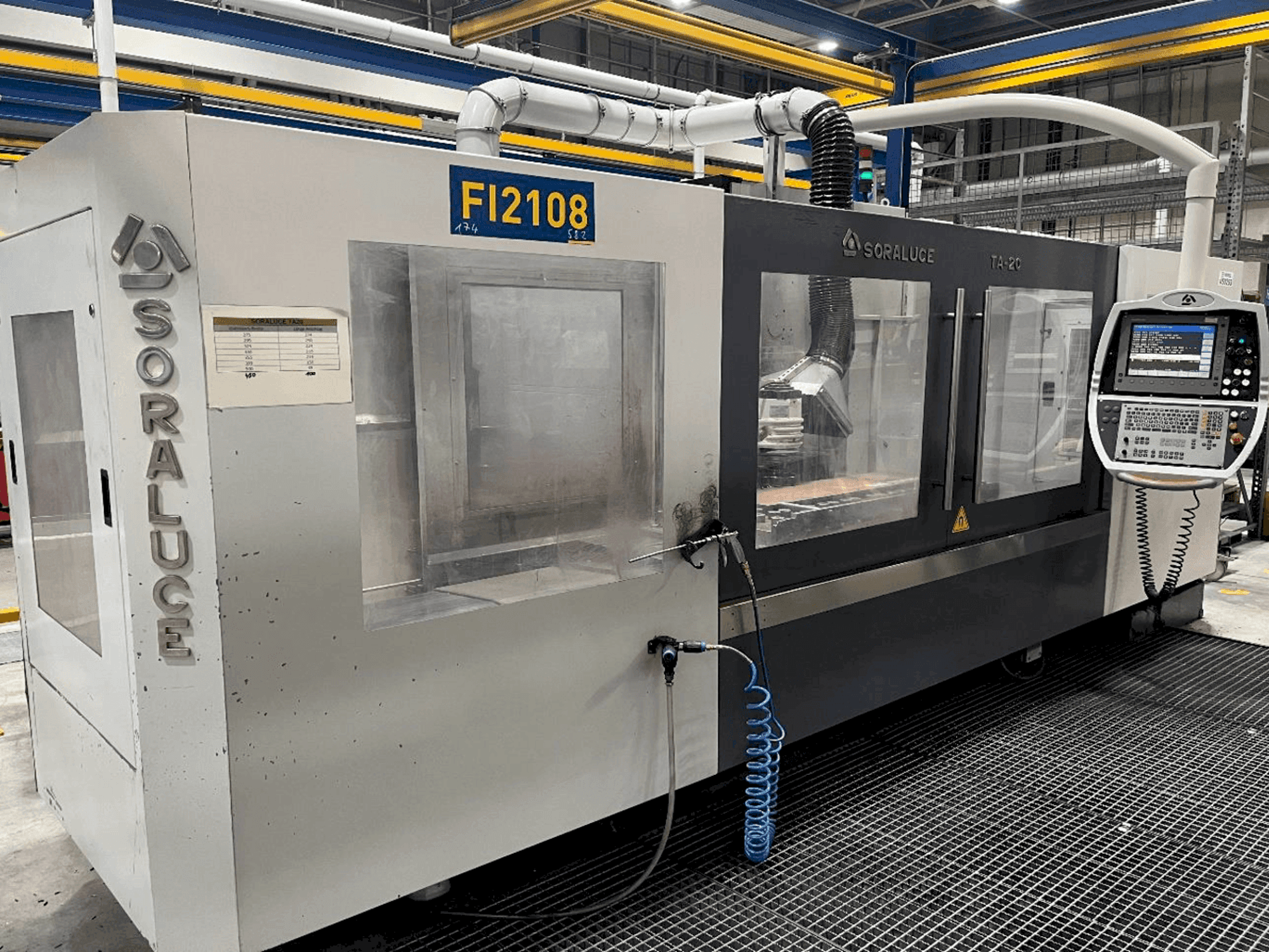 Front view of Soraluce TA-20 machine