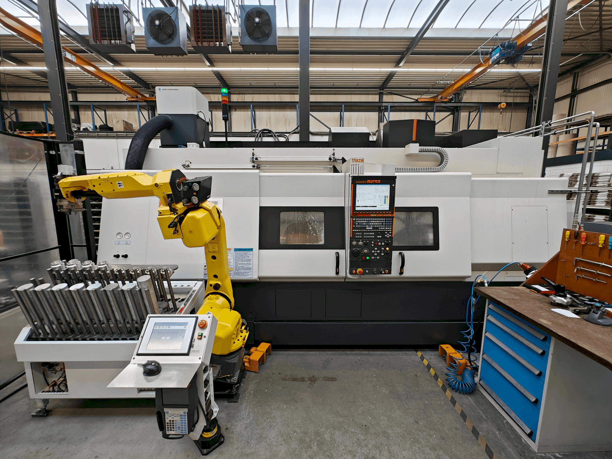 Front view of Mazak Integrex 400-IV-S x 1500 machine