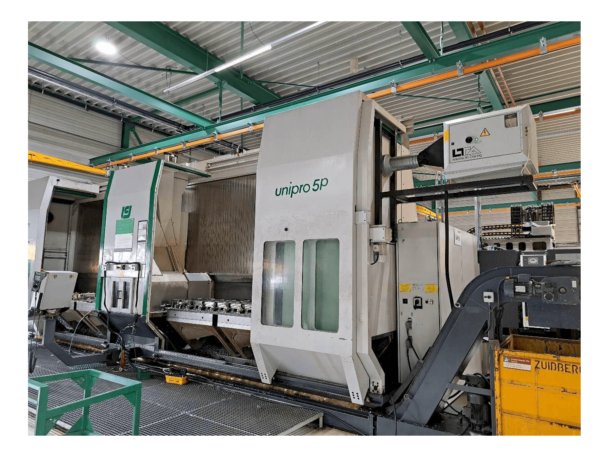 Front view of Unisign Unipro 5P machine