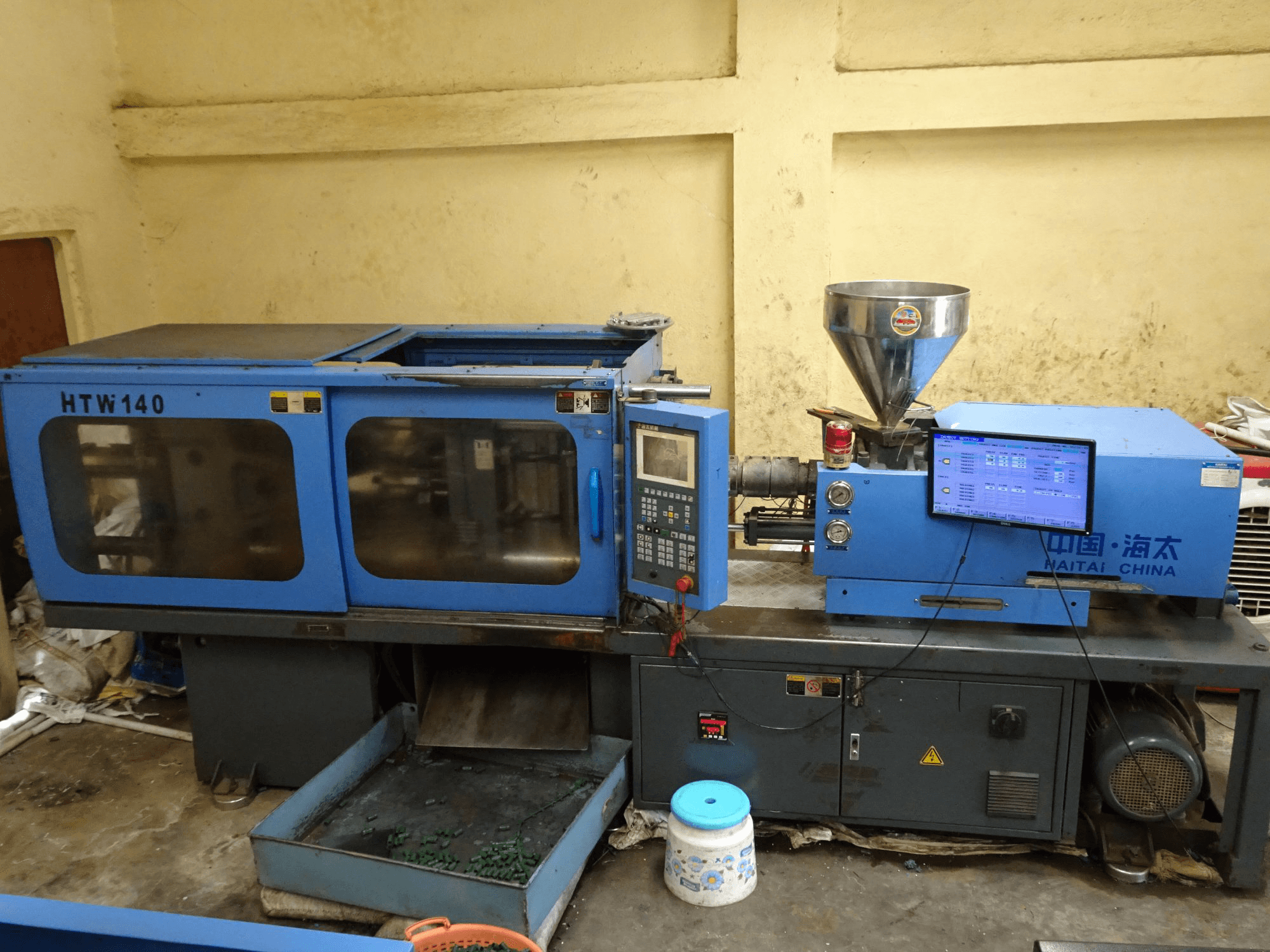 Front view of HAITAI HTW 140 Machine