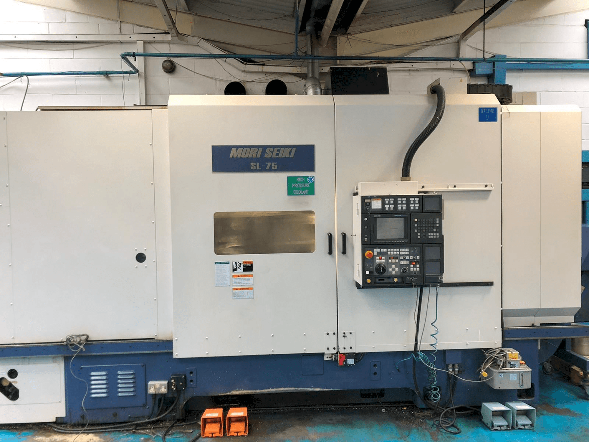 Front view of MORI SEIKI SL75 machine