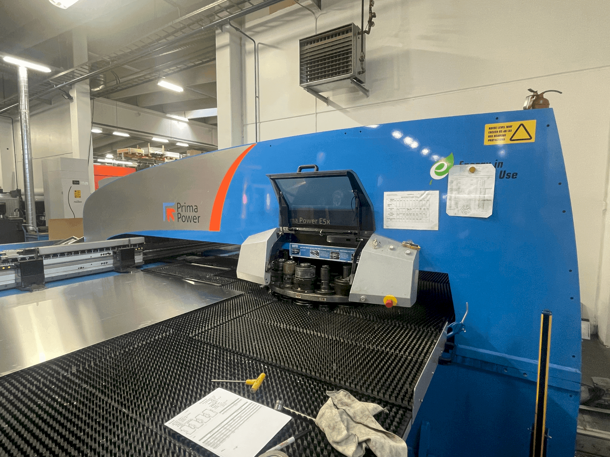 Front view of Prima Power E5X machine