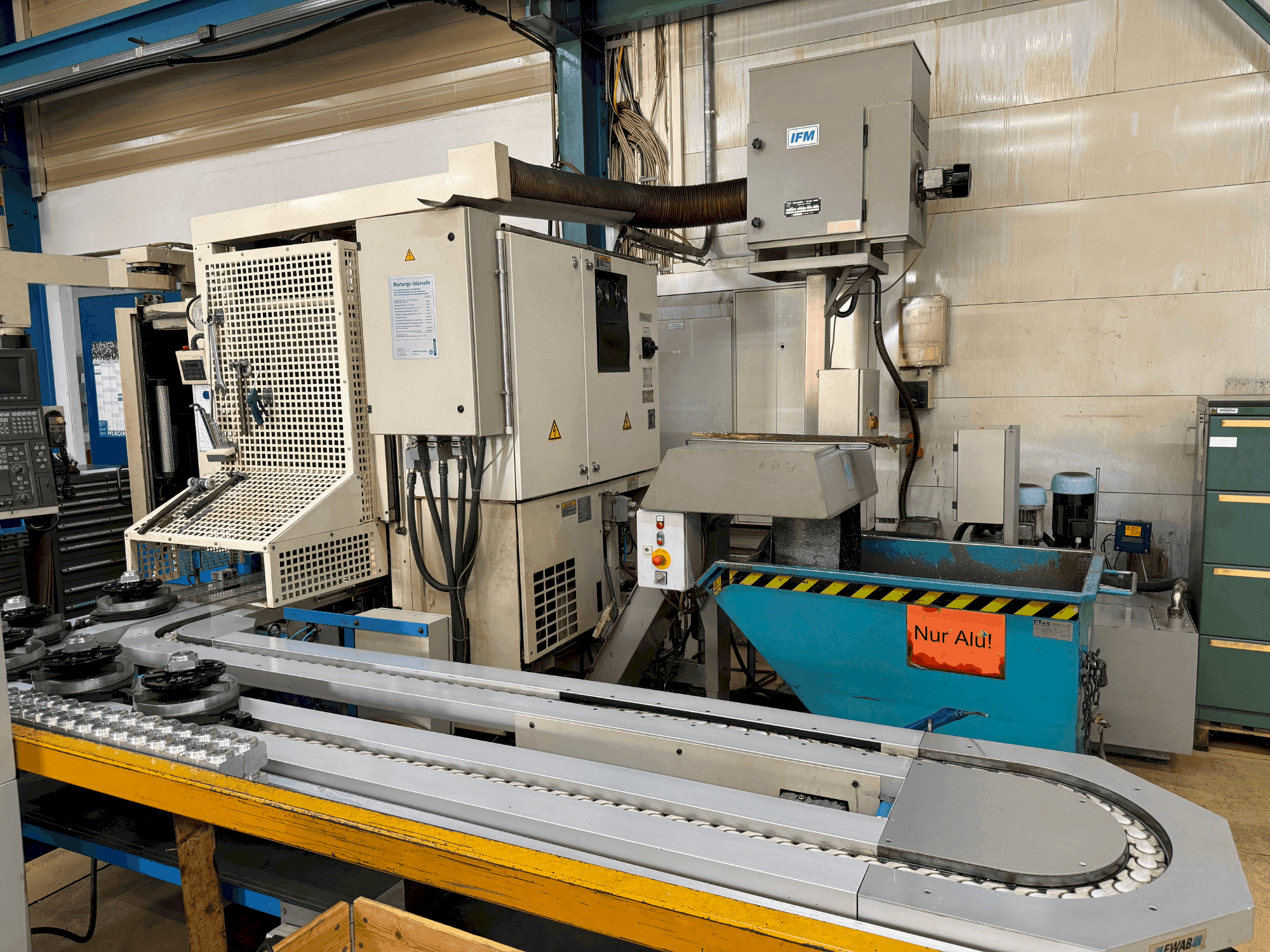 Front view of Okuma 2003 machine