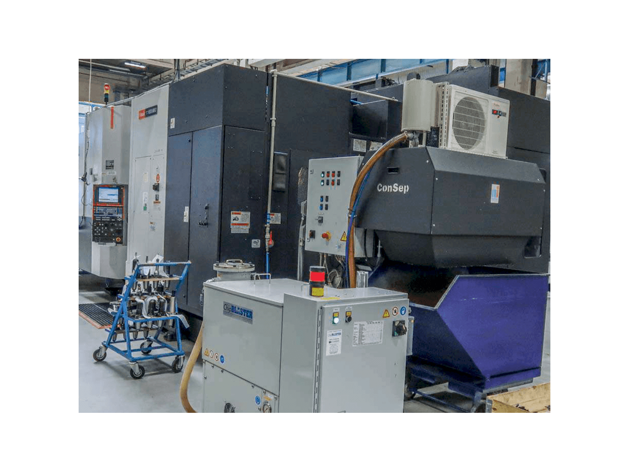 Front view of Mazak NEXUS HCN 6000 II machine