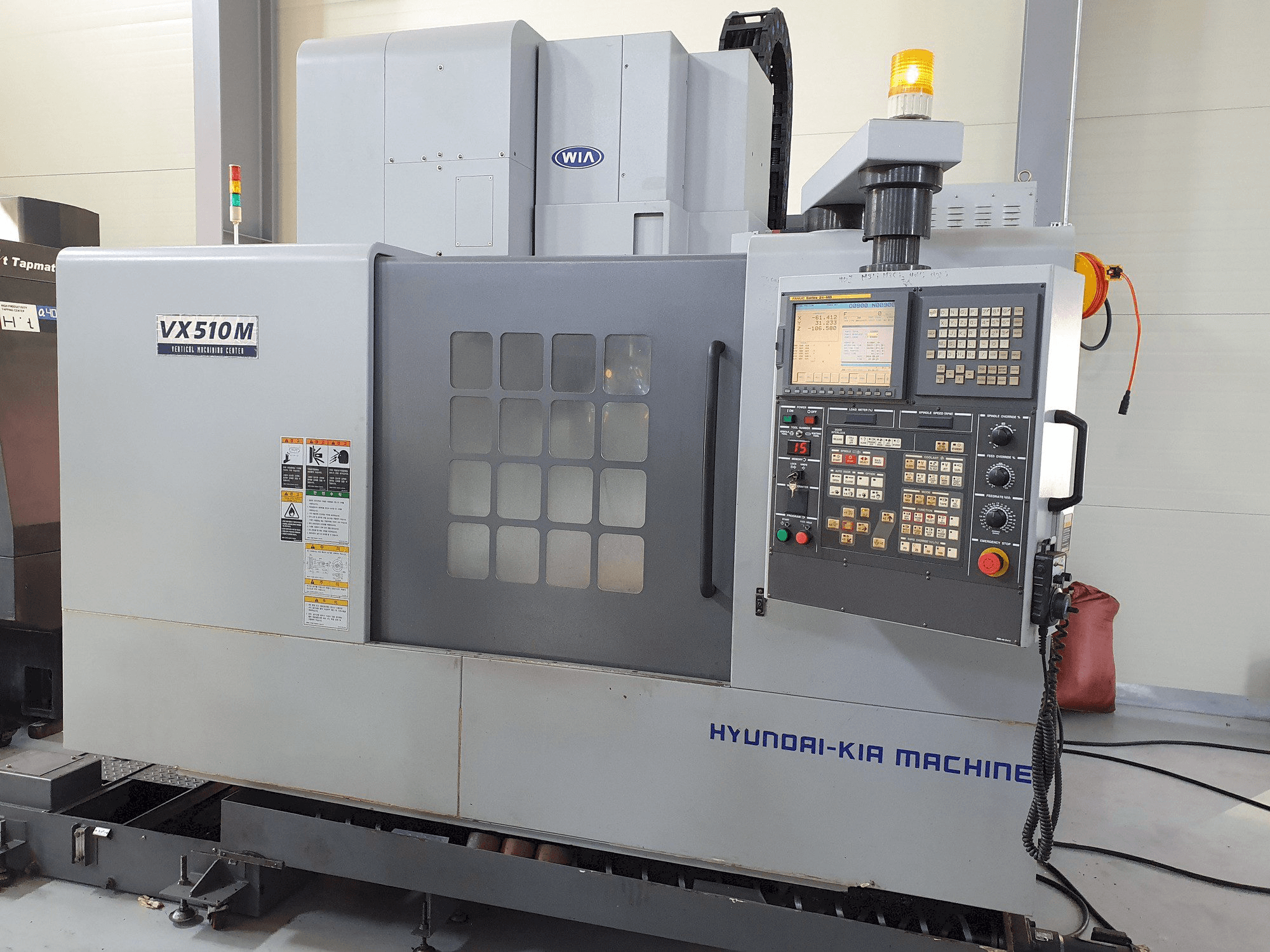 Front view of Hyundai Kia VX510M machine