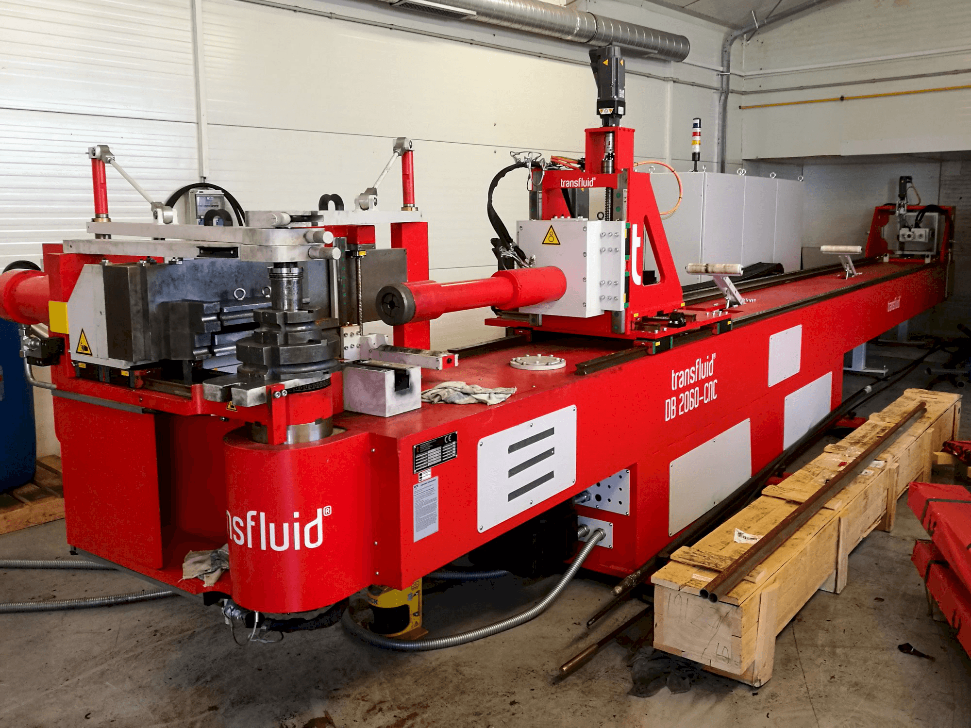 Right view of Transfluid DB 2060 Machine