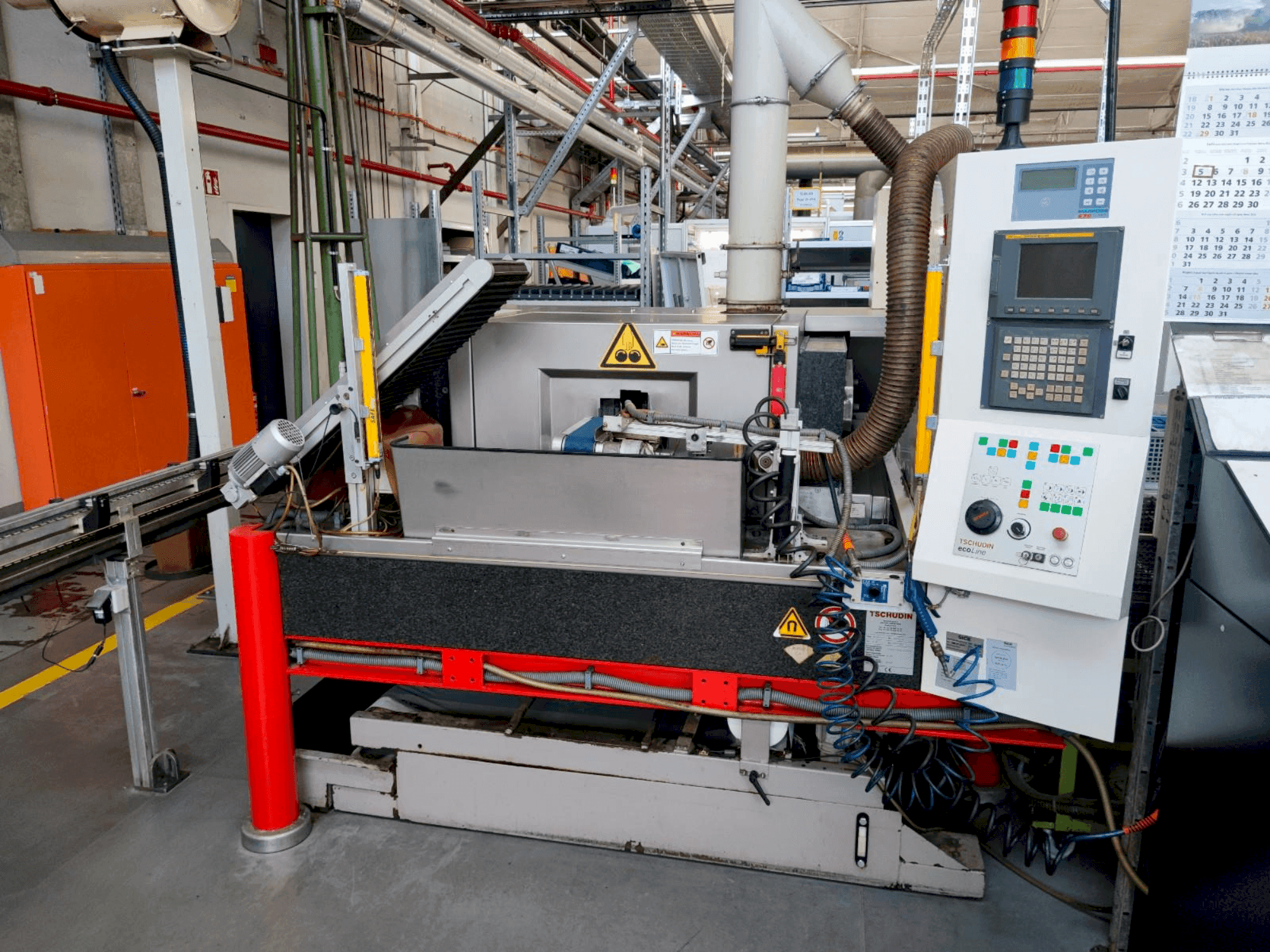 Front view of TSCHUDIN ecoLINE 400 machine