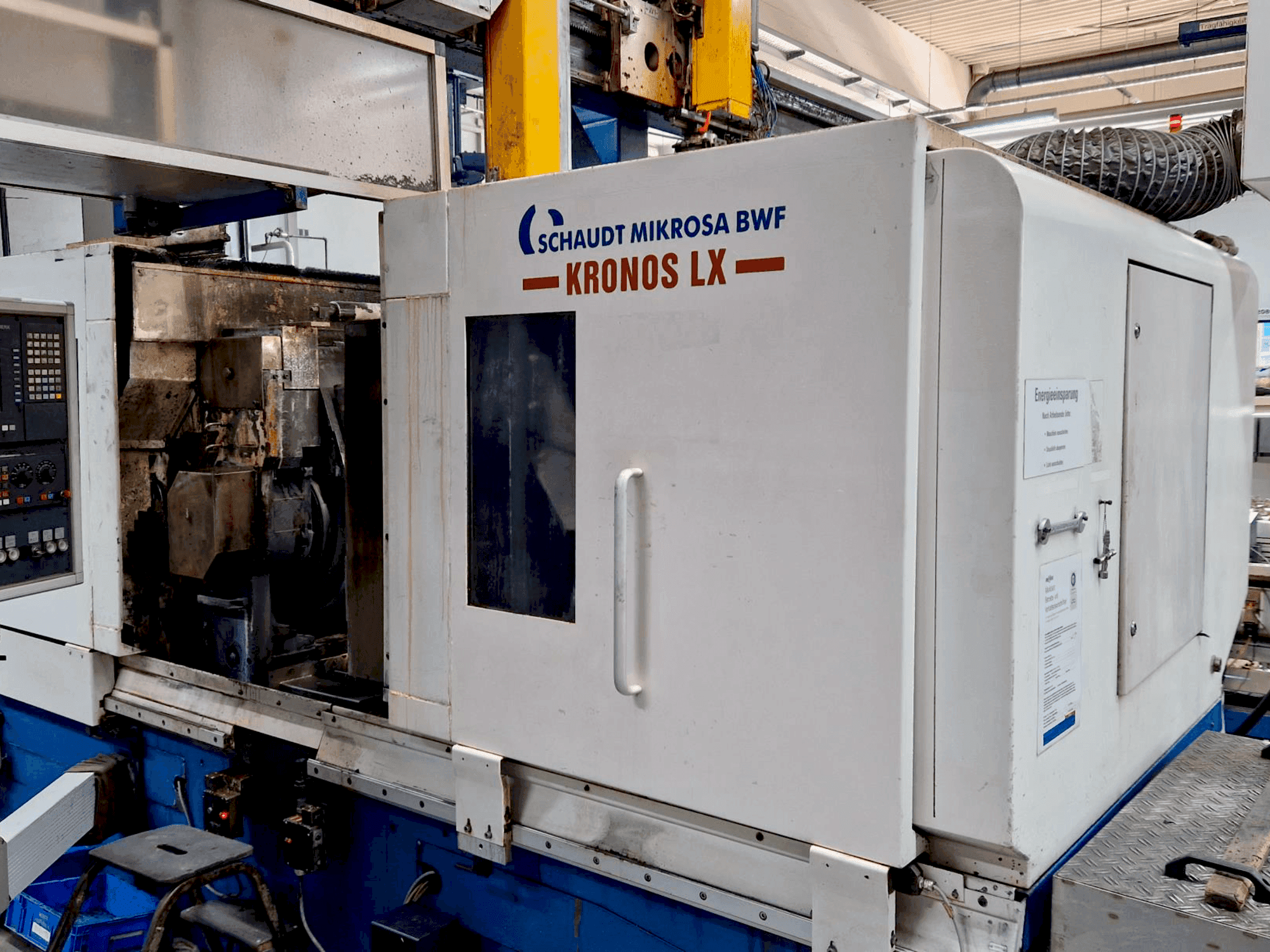 Front view of Schaudt Mikrosa BWF Kronos LX machine