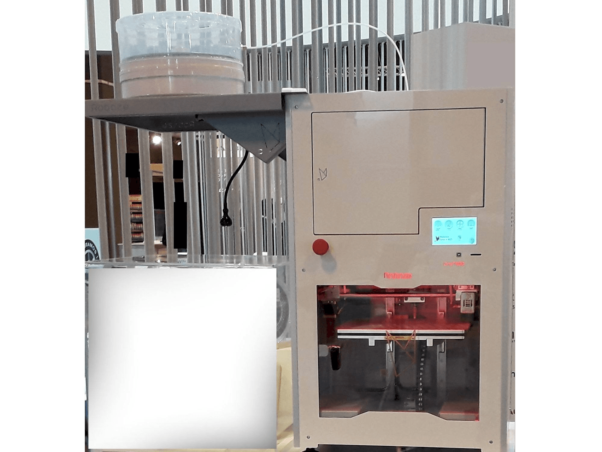 Front view of Roboze One Plus 400 machine