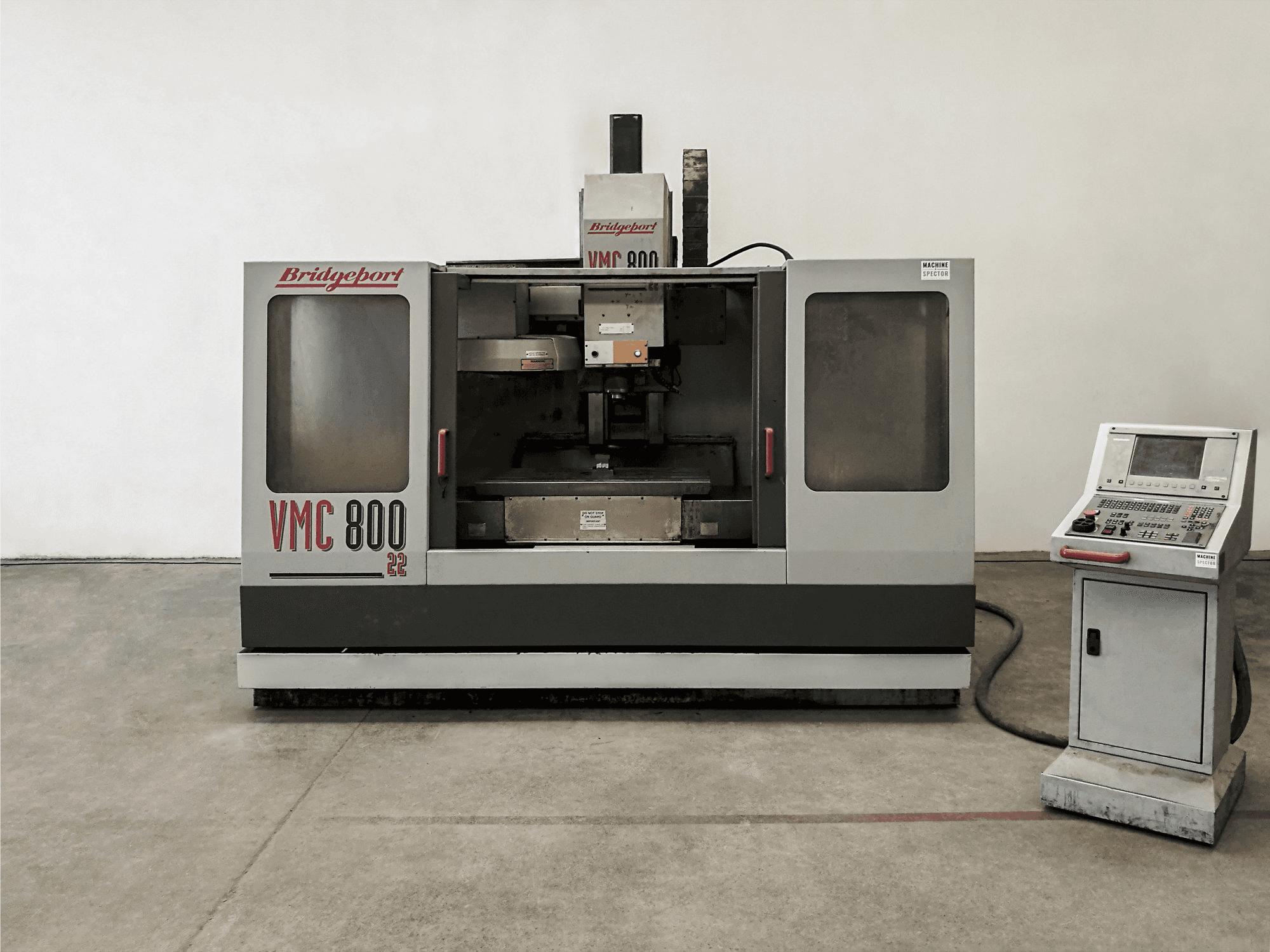 Front view of Bridgeport VMC 800.22 Machine